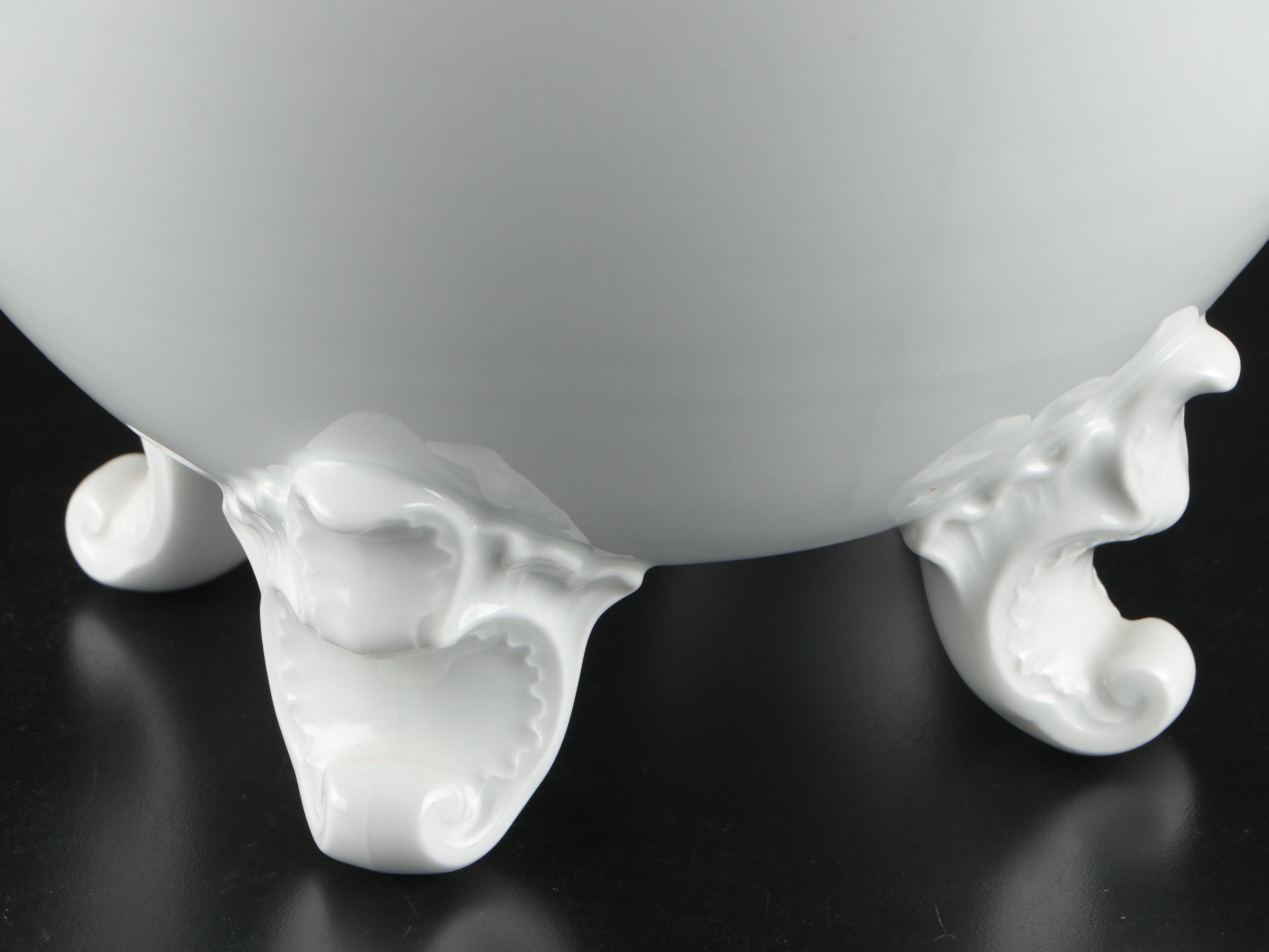 Heinrich & Co. Porcelain Lidded Vessel, 20th Century