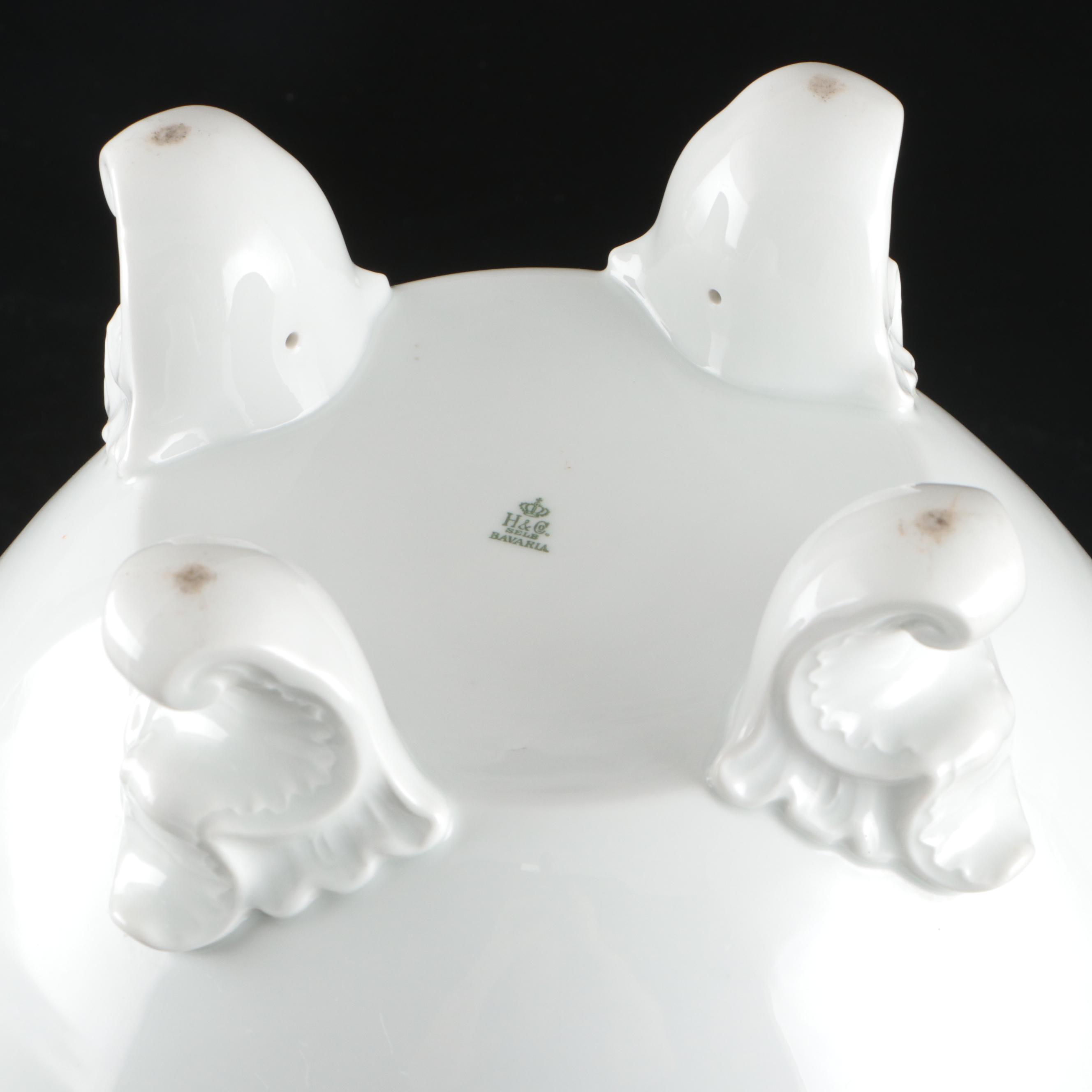 Heinrich & Co. Porcelain Lidded Vessel, 20th Century