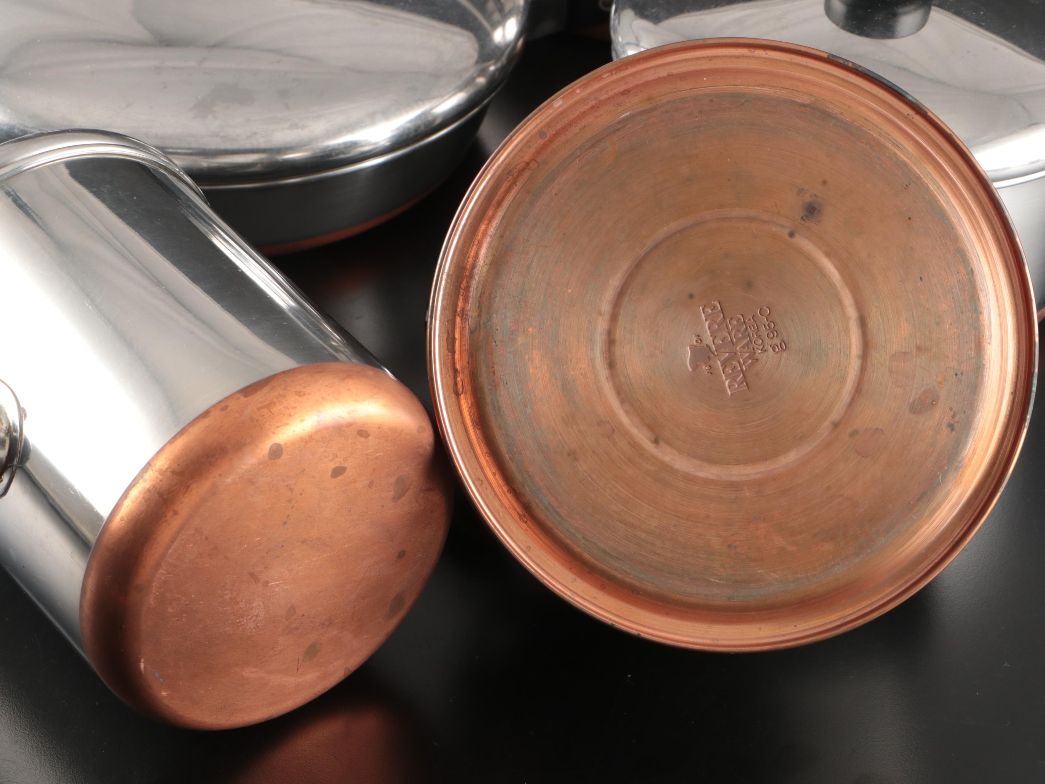 Revere Ware Cookware, Water Kettle and Percolator