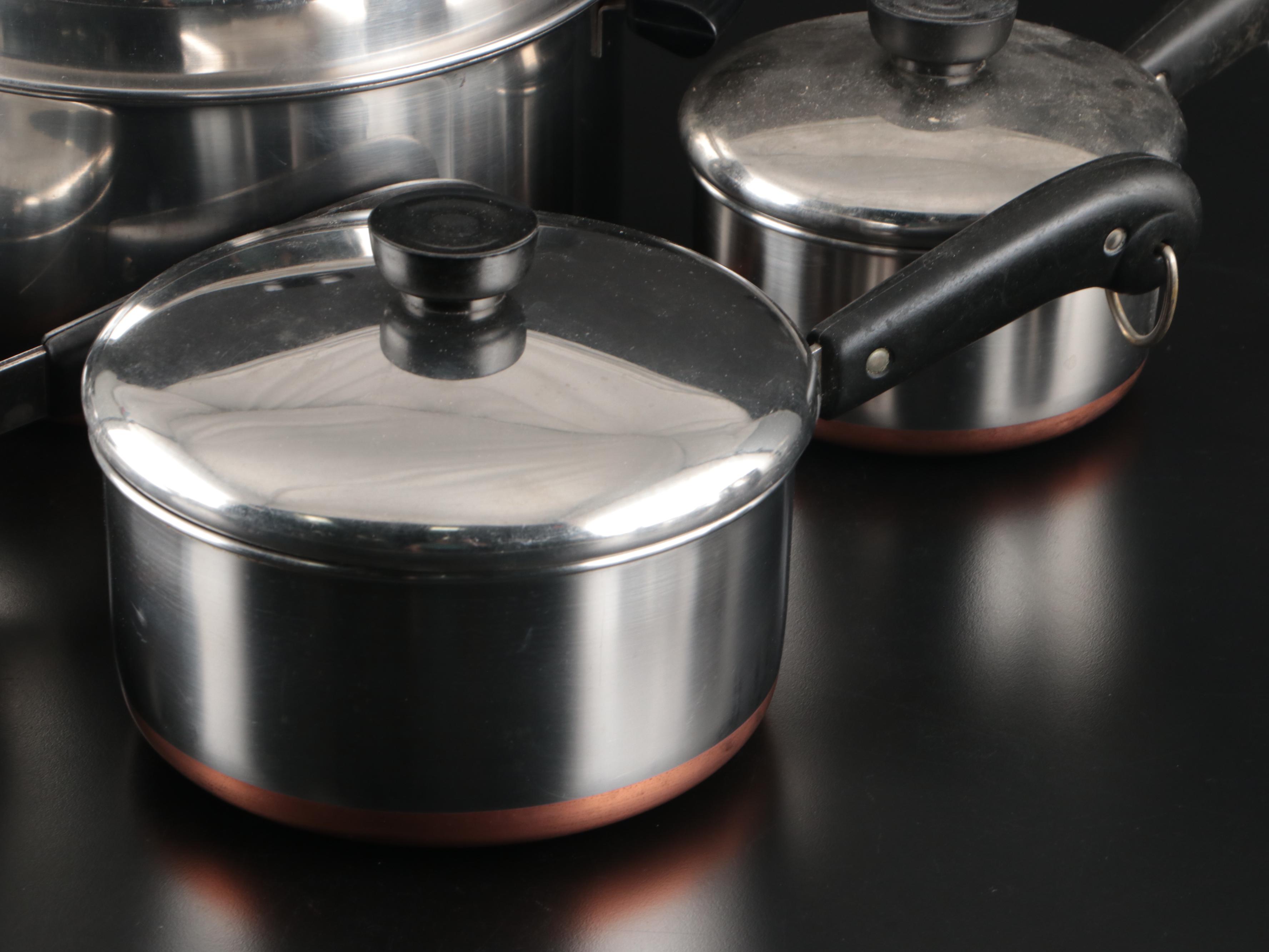 Revere Ware Cookware, Water Kettle and Percolator