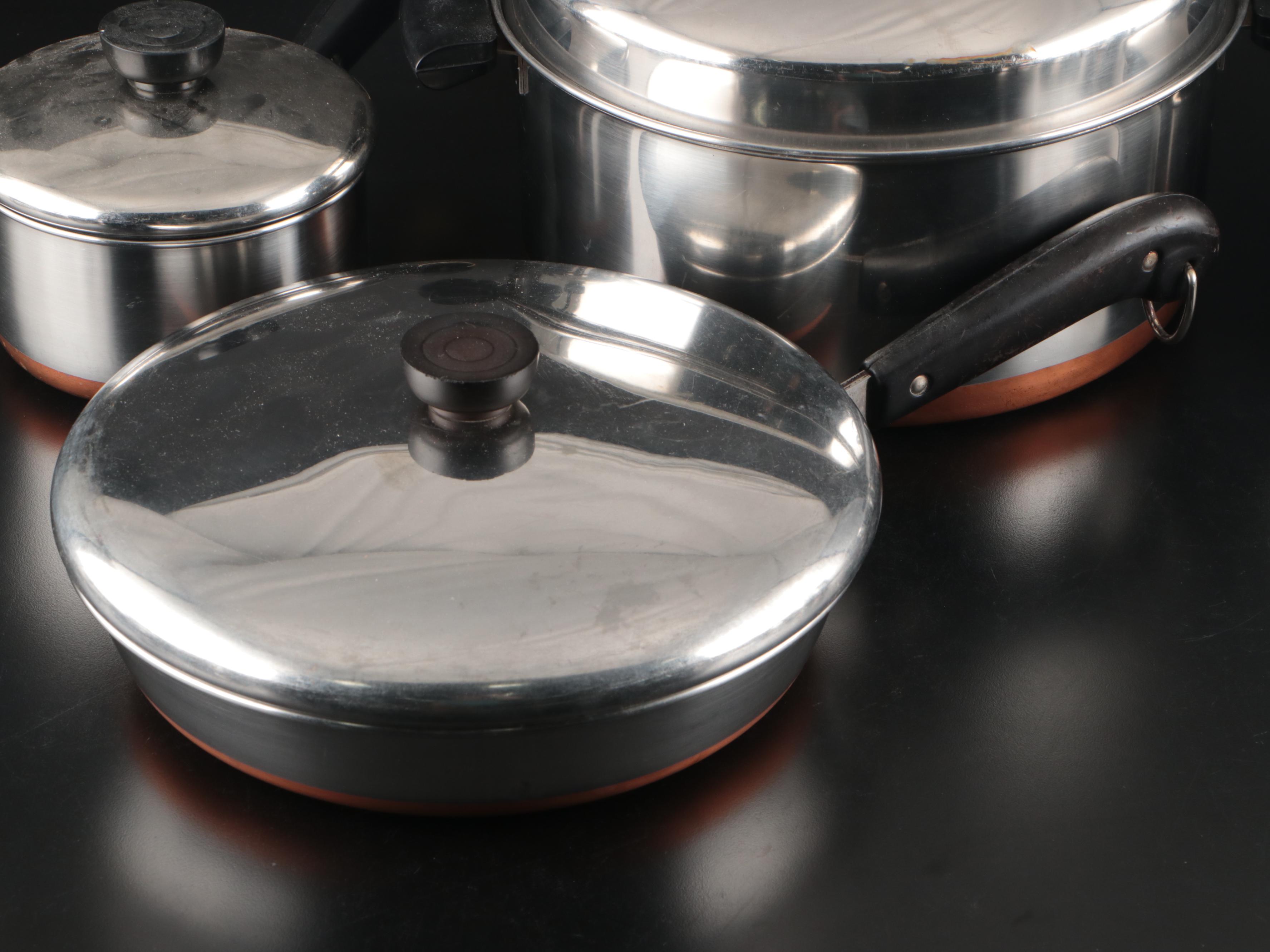 Revere Ware Cookware, Water Kettle and Percolator