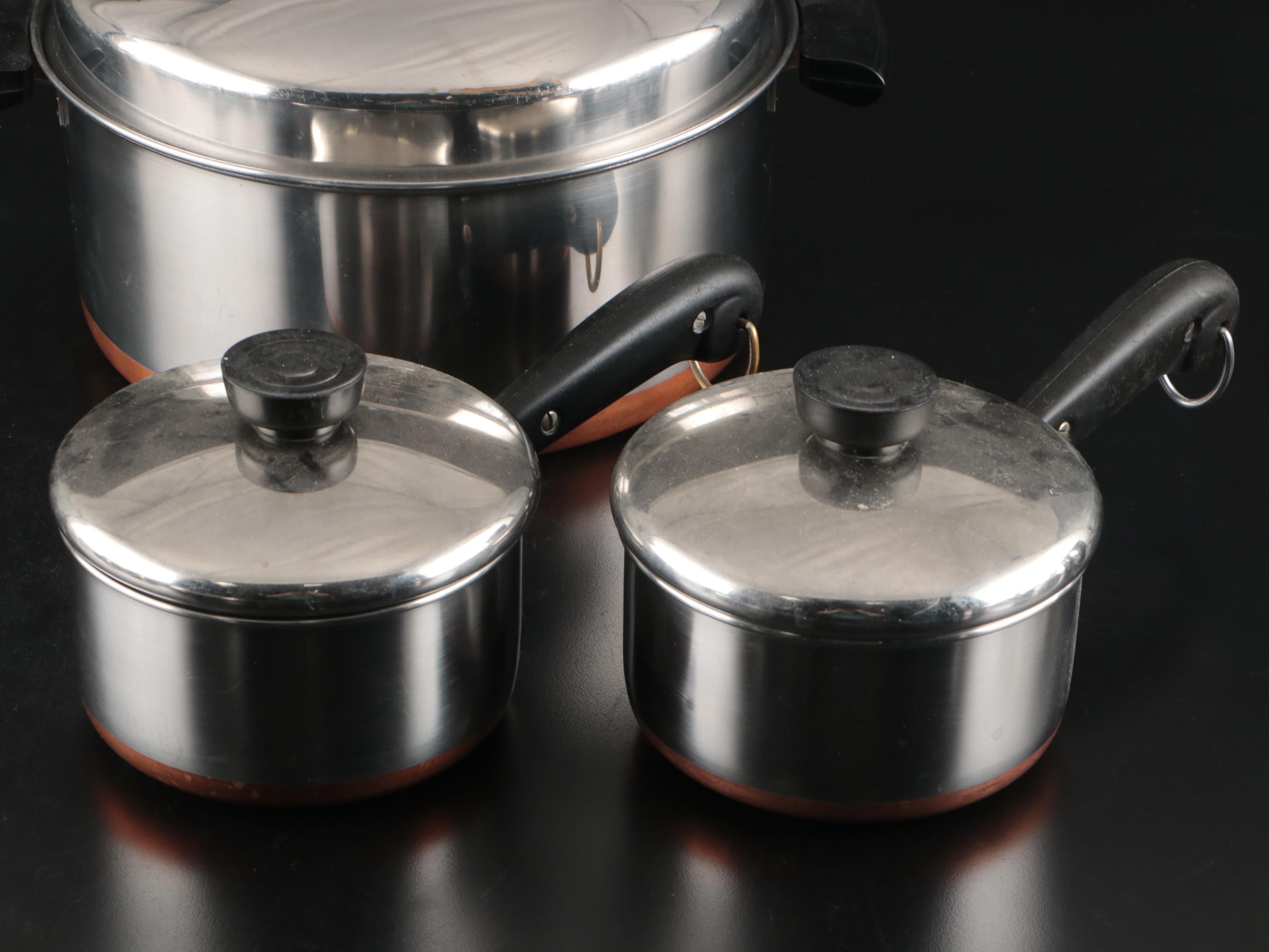 Revere Ware Cookware, Water Kettle and Percolator