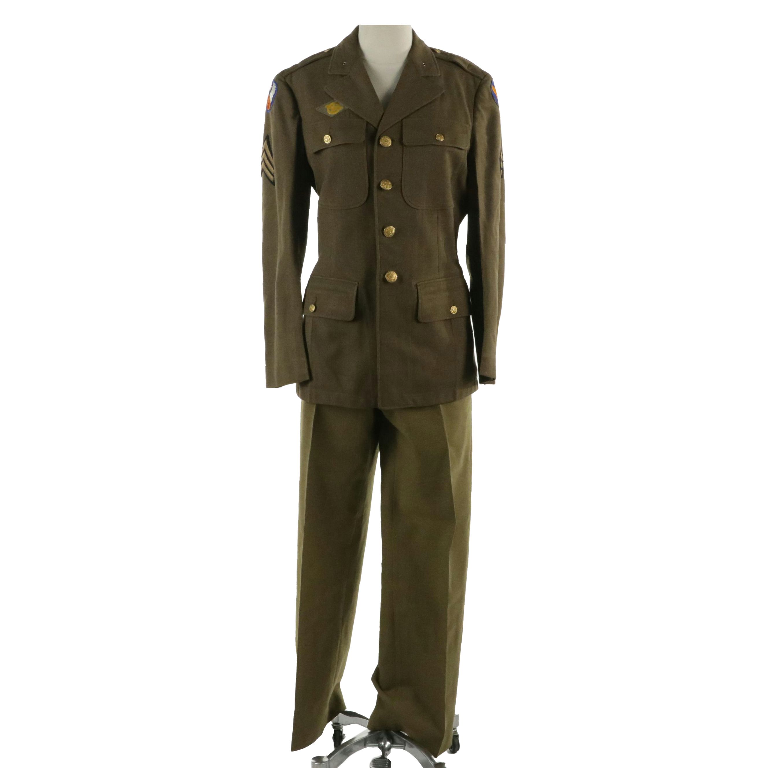 WWII Era US Army Air Corps Service Dress Uniform
