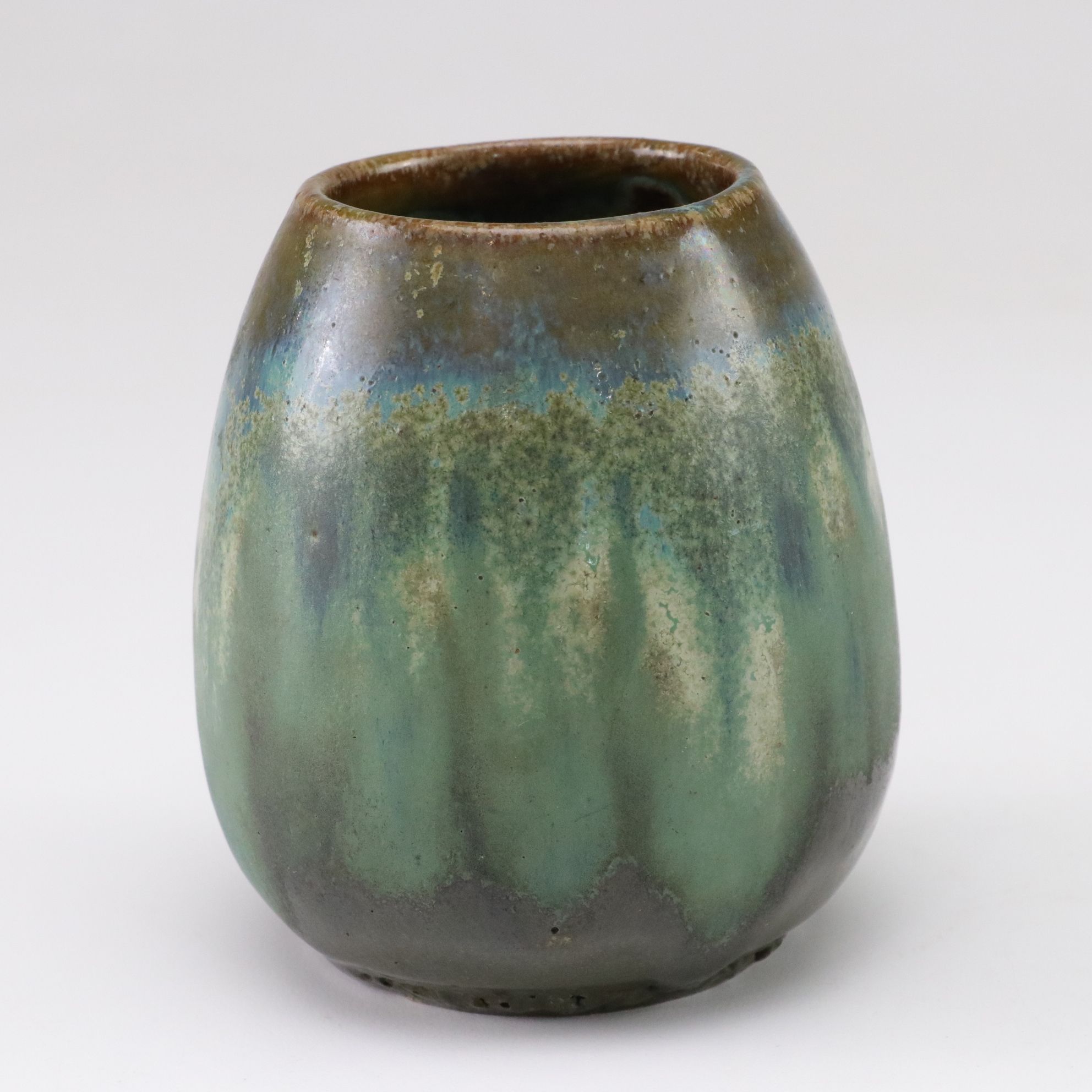 Fulper Pottery & Other Flambeaux Ceramic Flower Vases