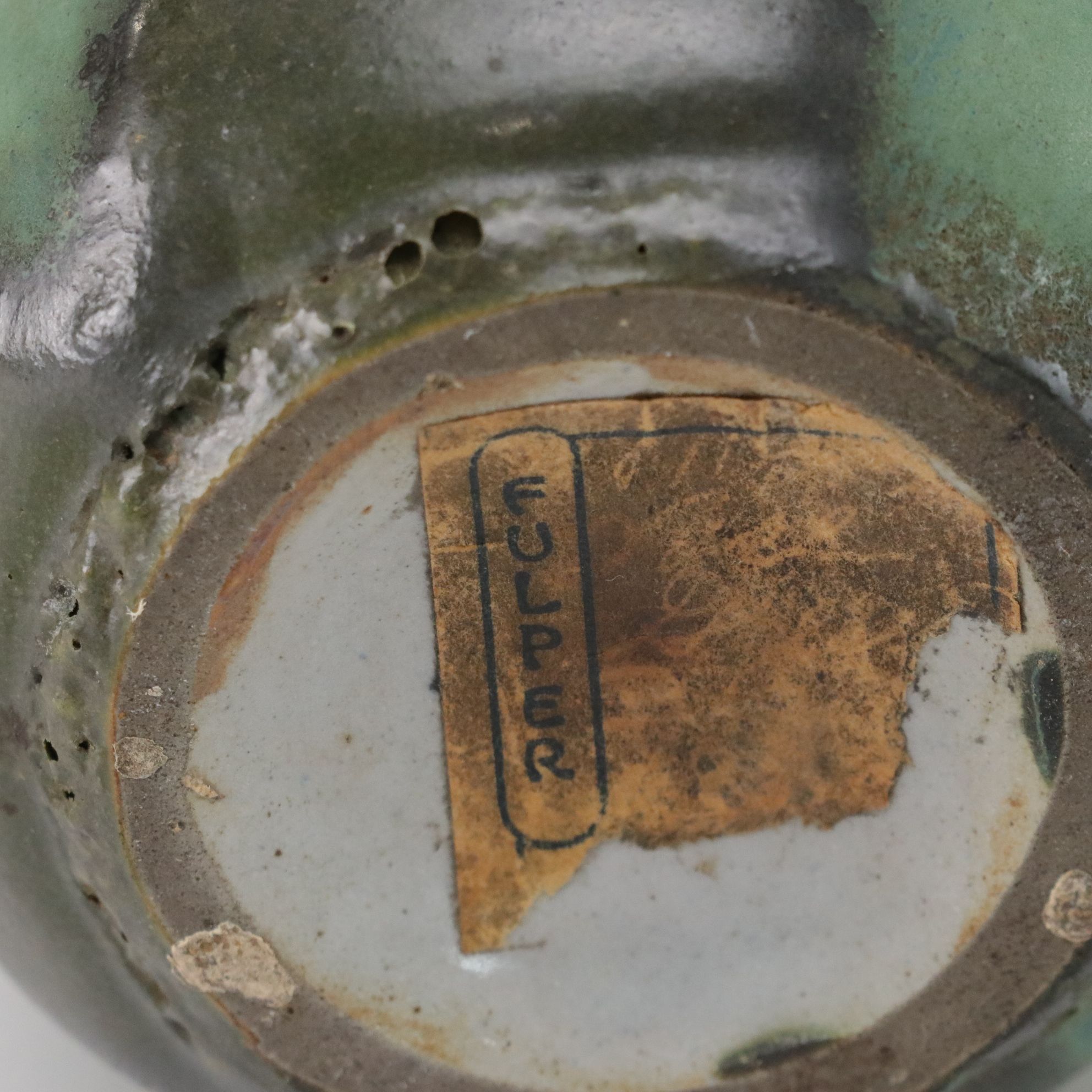 Fulper Pottery & Other Flambeaux Ceramic Flower Vases