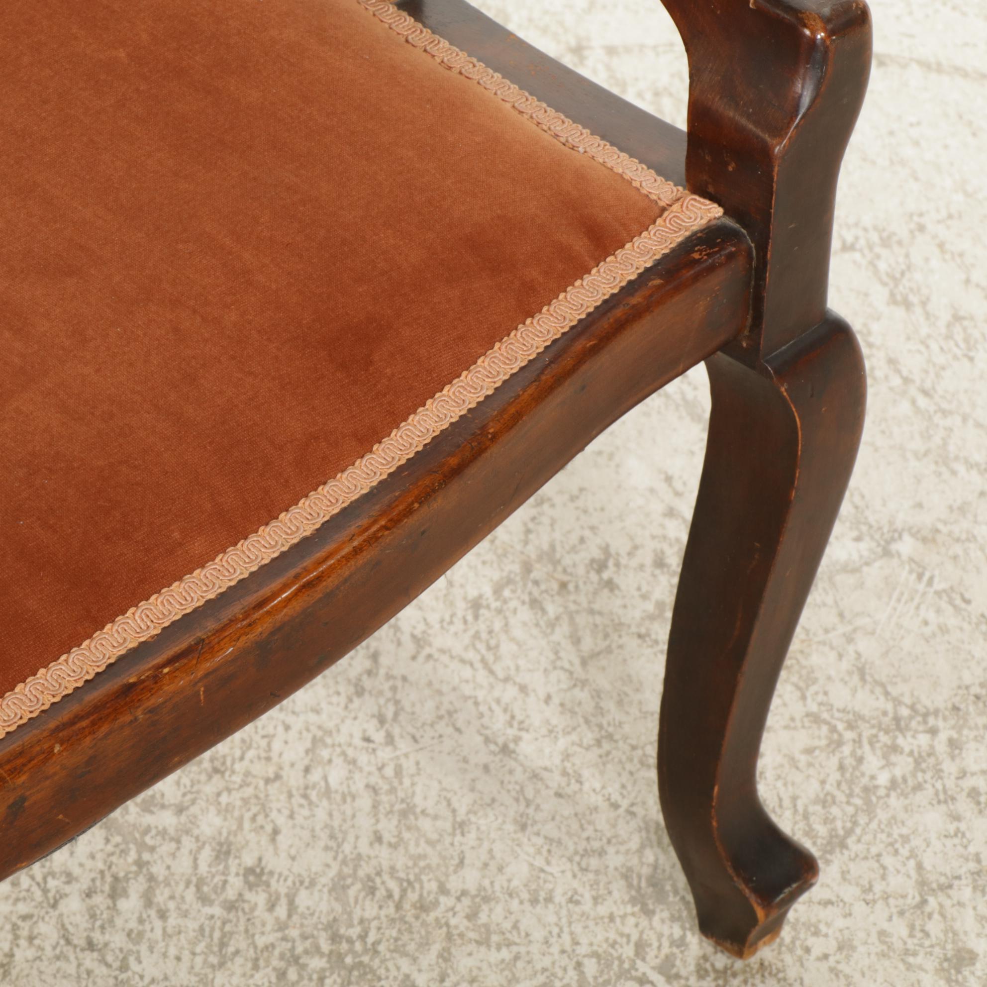 Victorian Slat-Back Settle, Early 20th Century