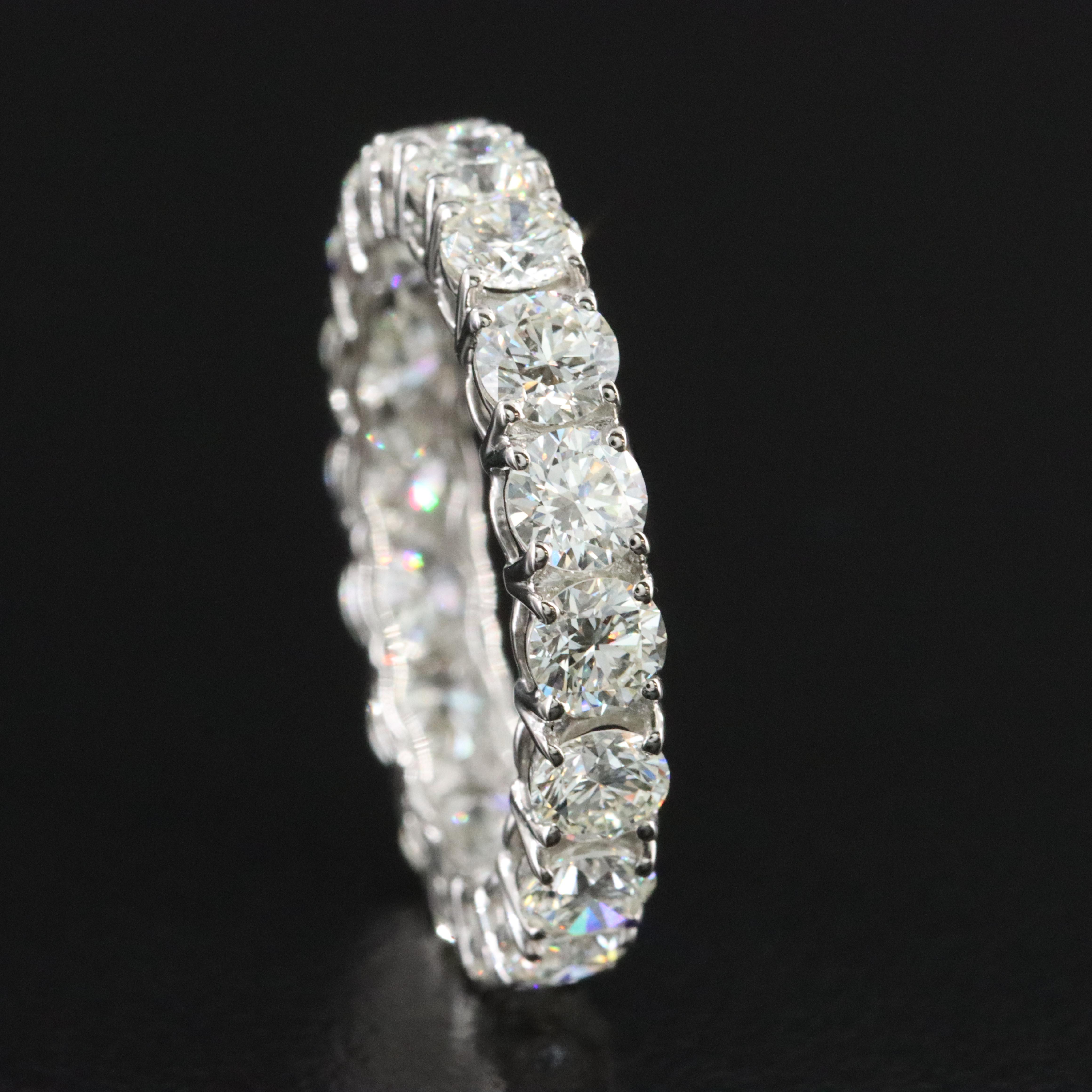 Platinum 3.71 CTW Diamond Eternity Band