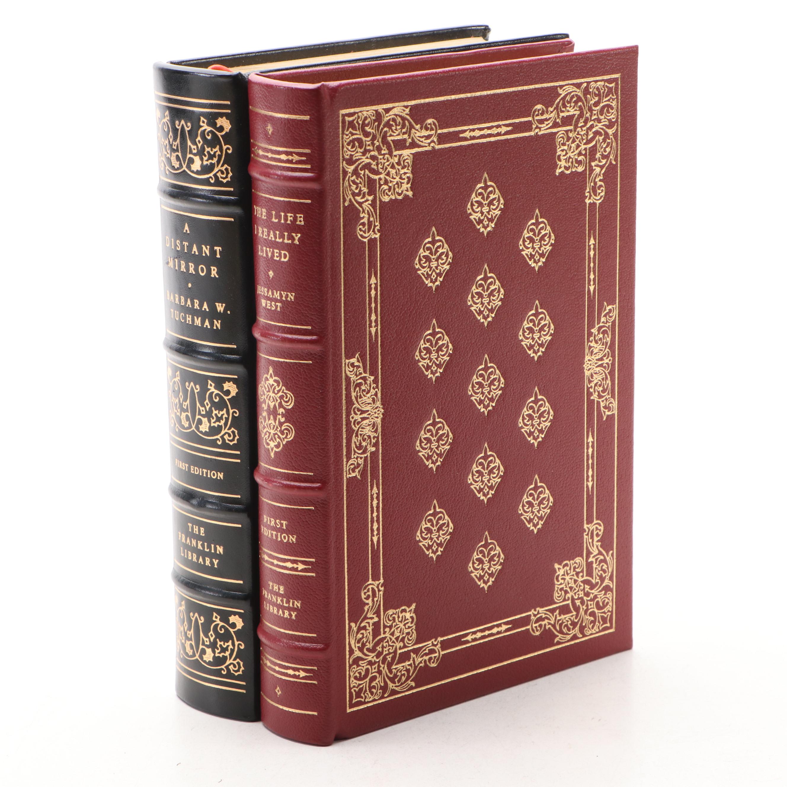 Franklin Library First Edition "A Distant Mirror" by Barbara W. Tuchman and More