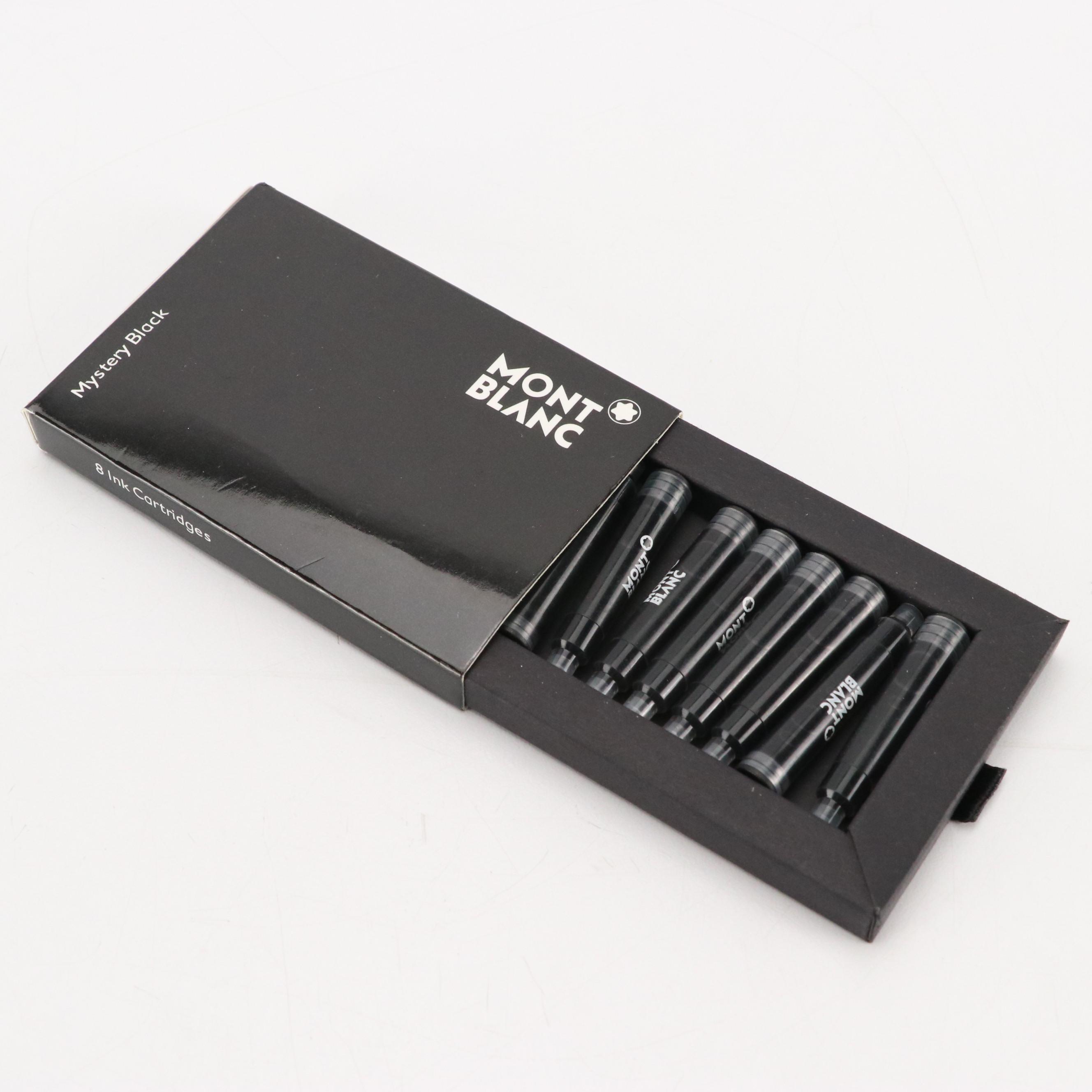 Montblanc Gift Set with StarWalker Fountain Pen, Cufflinks, and Leather Notebook