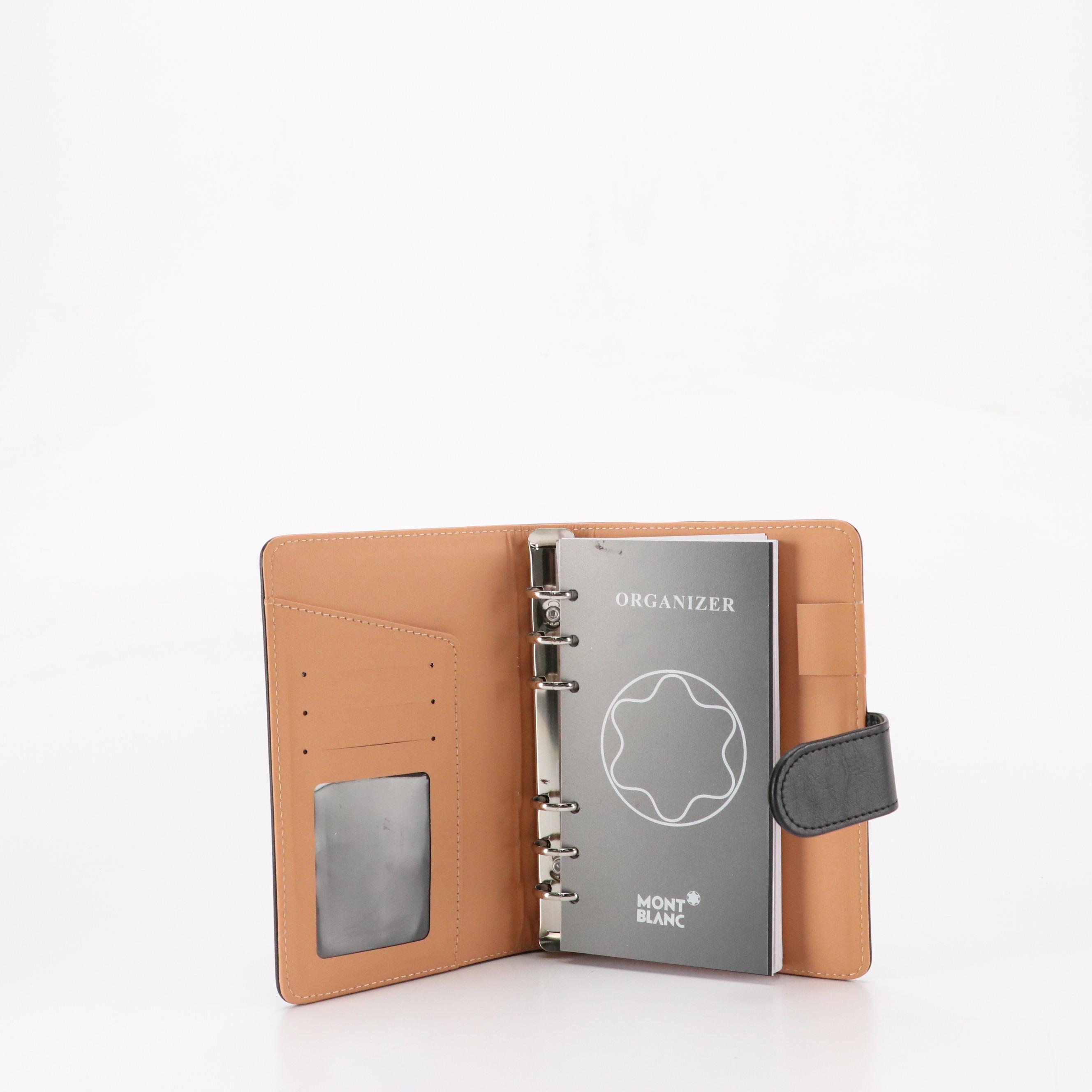 Montblanc Gift Set with StarWalker Fountain Pen, Cufflinks, and Leather Notebook