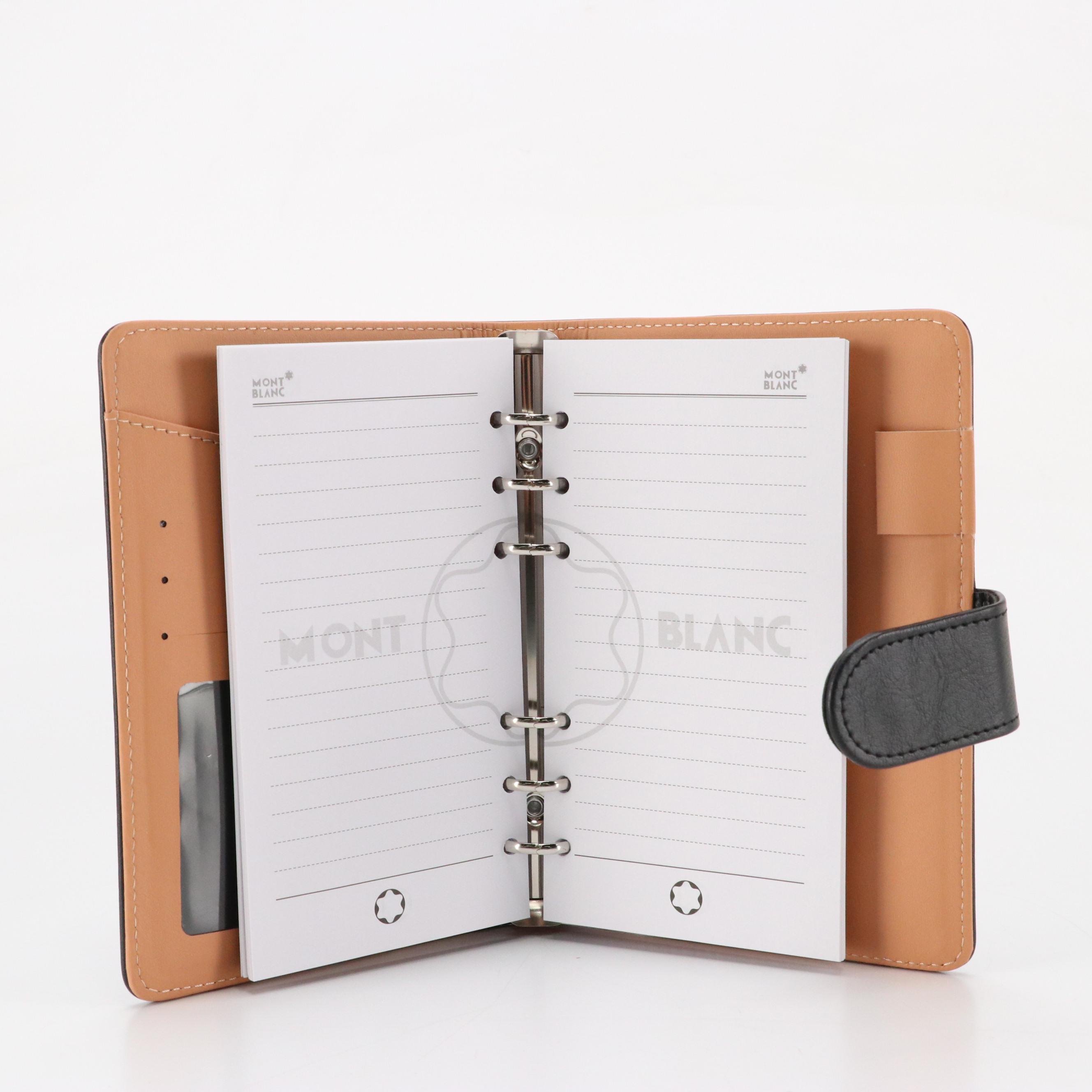 Montblanc Gift Set with StarWalker Fountain Pen, Cufflinks, and Leather Notebook