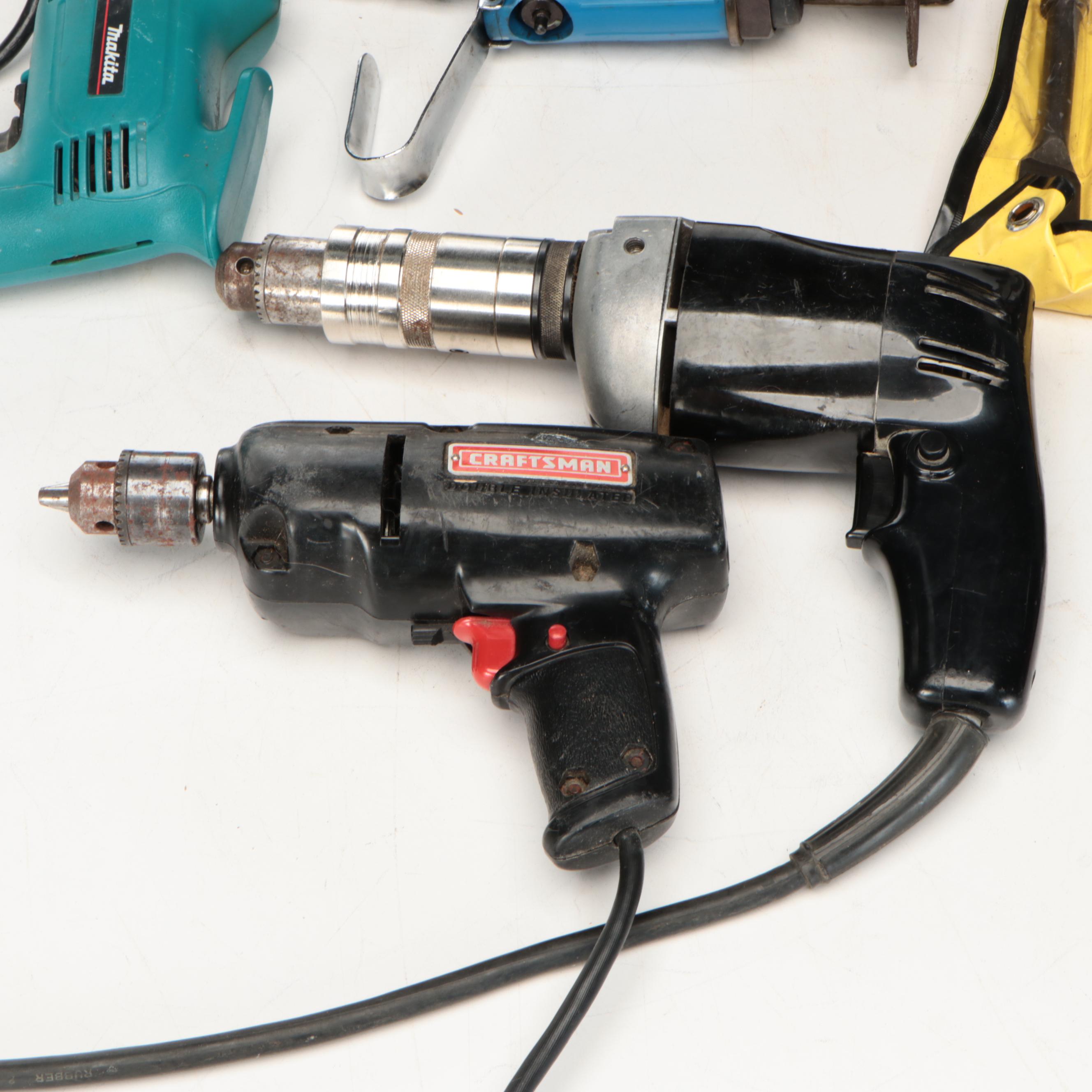 Craftsman, Black + Decker, Makita, and Other Power Tools