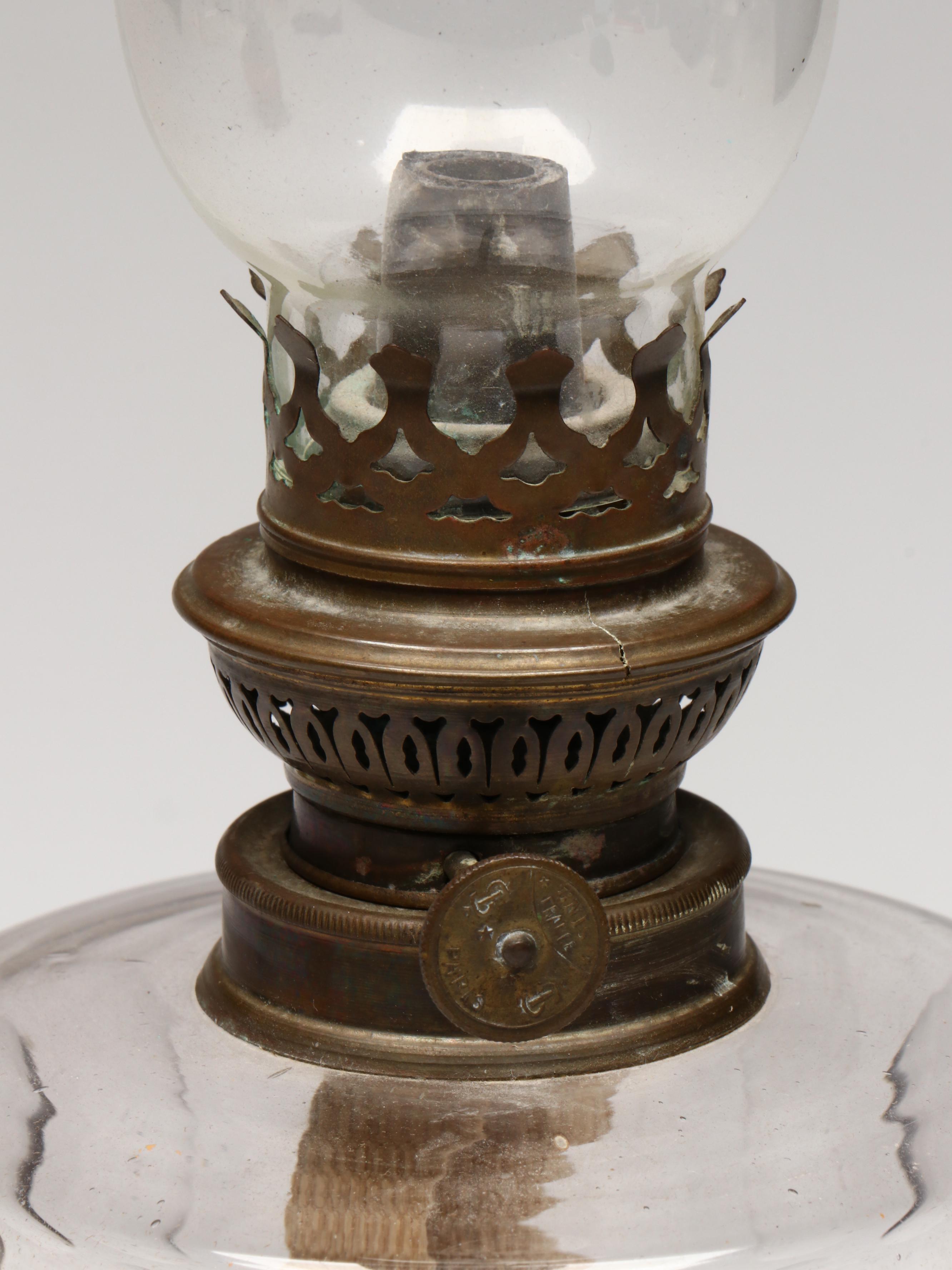 Glass Chamber Oil Lamp with Matador Brenner Oil Lamp