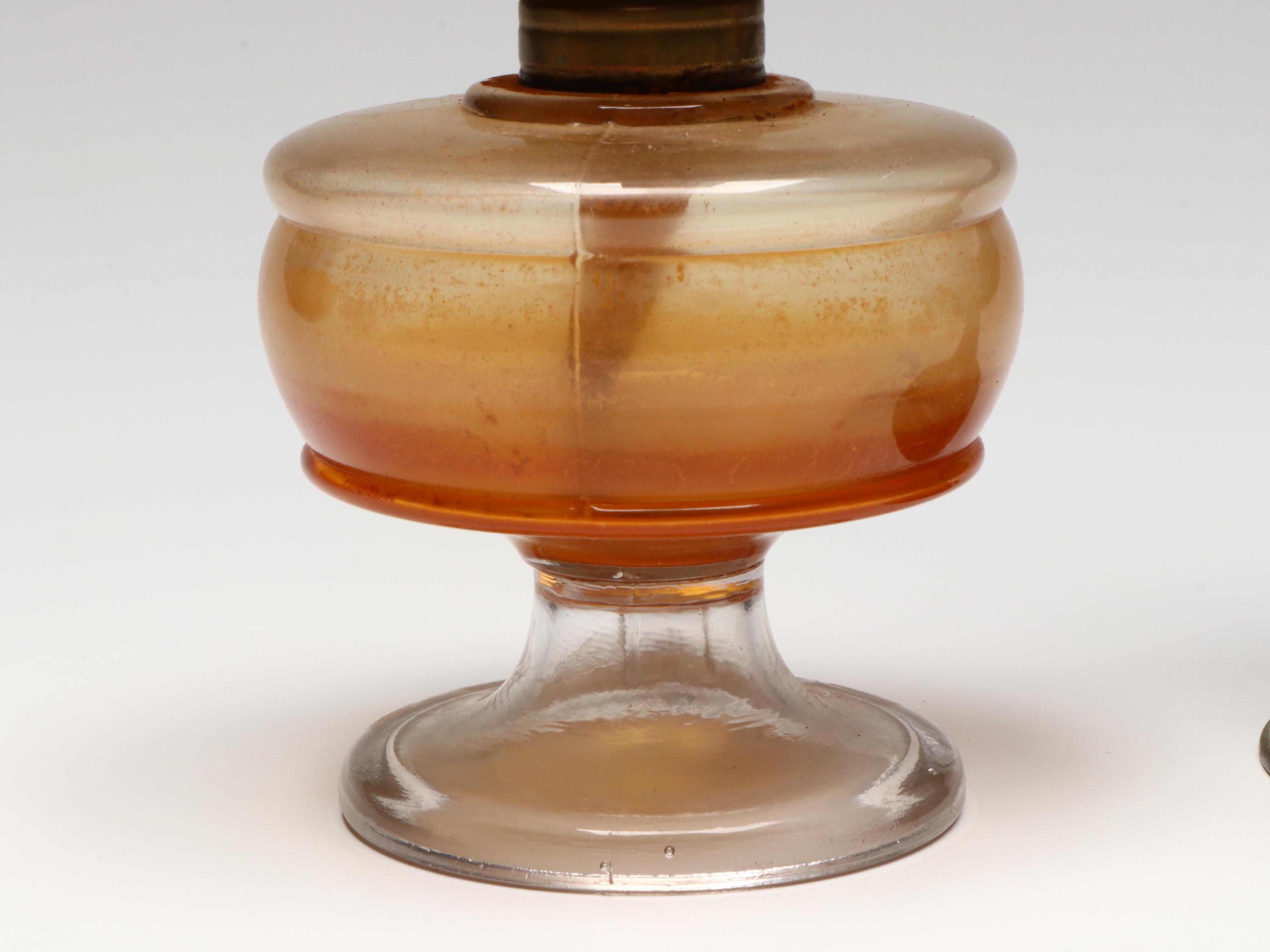 Glass Chamber Oil Lamp with Matador Brenner Oil Lamp