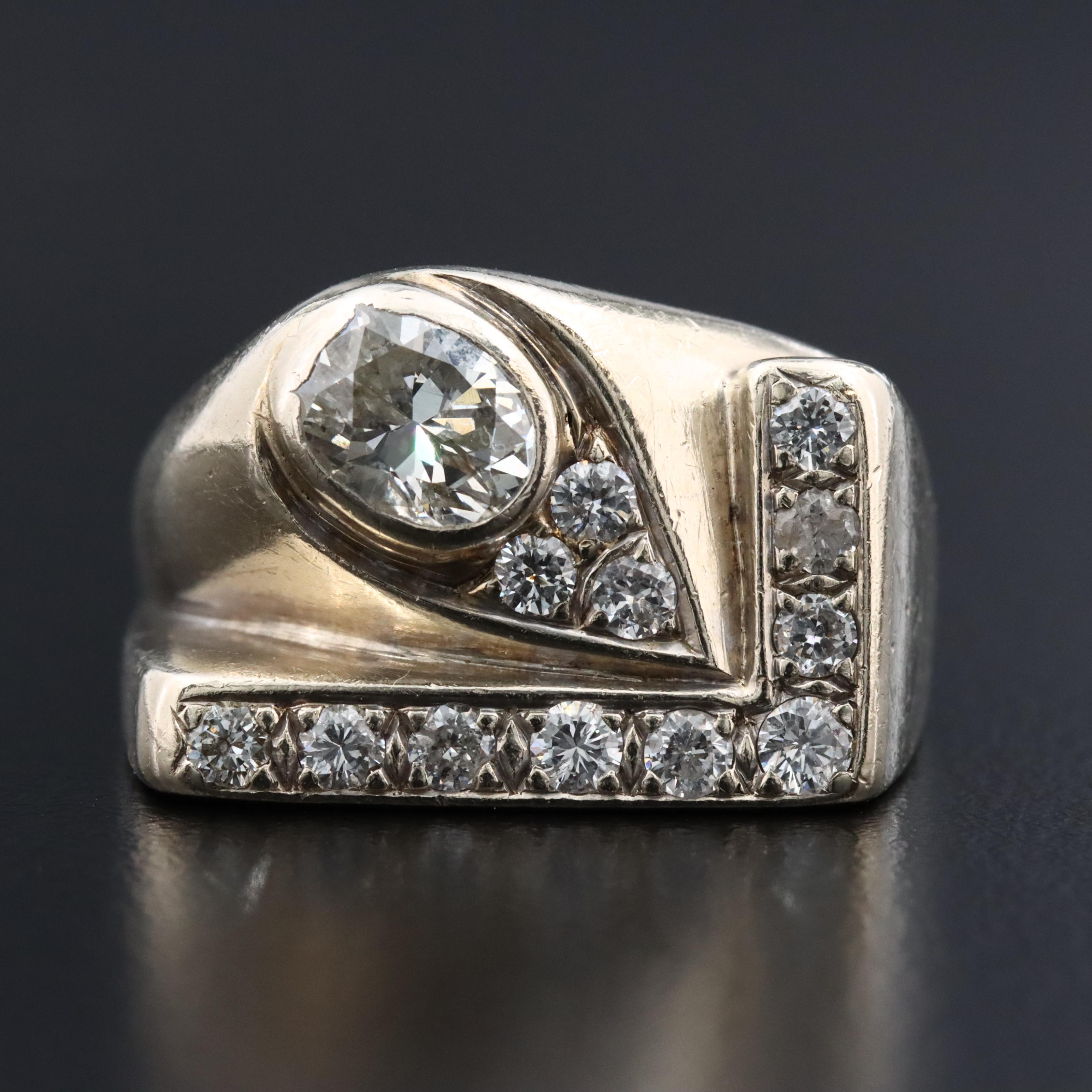 14K 1.46 CTW Diamond Ring