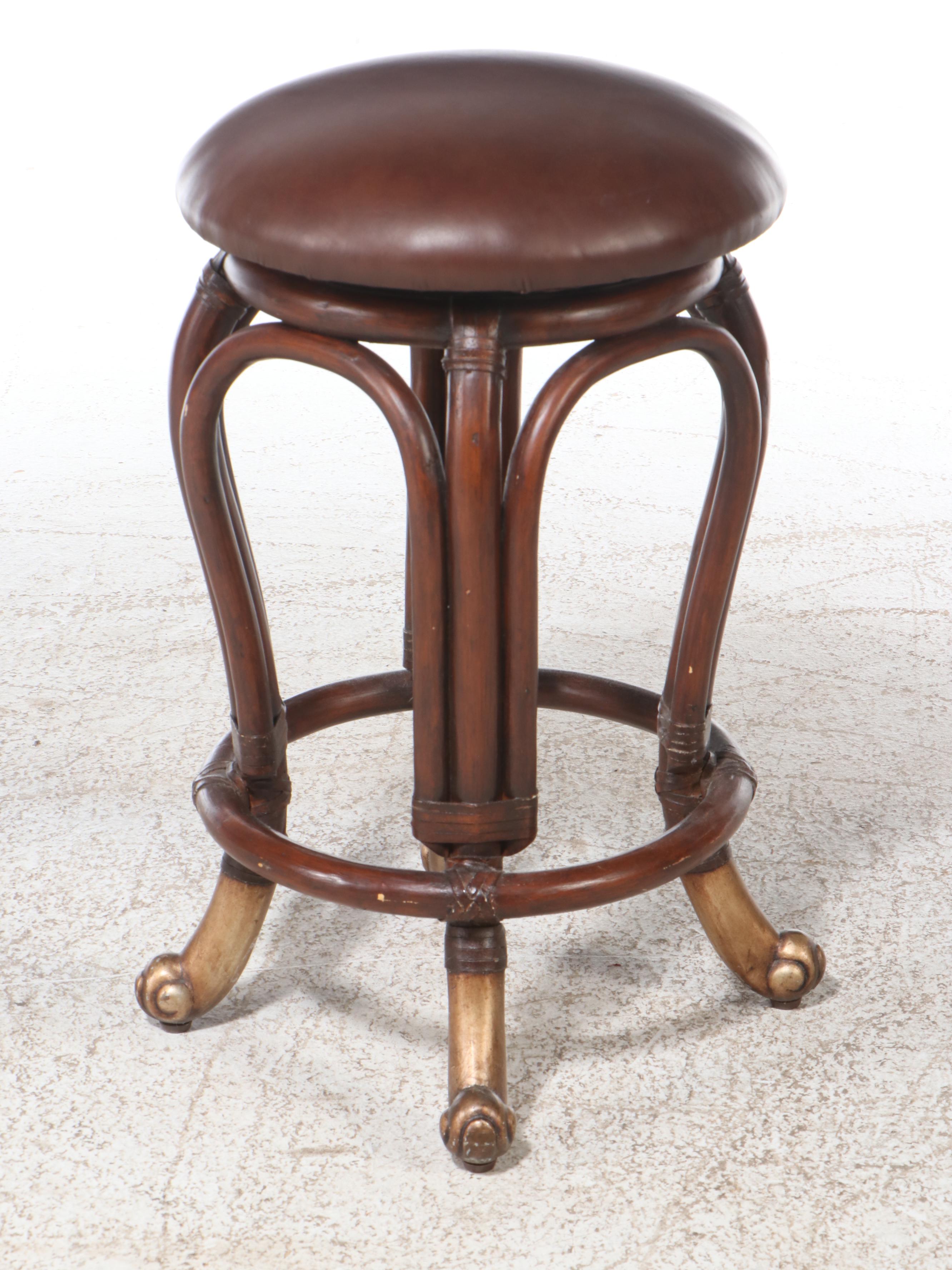 Art of Four Lexington Home Art Nouveau Style Bentwood  Stools