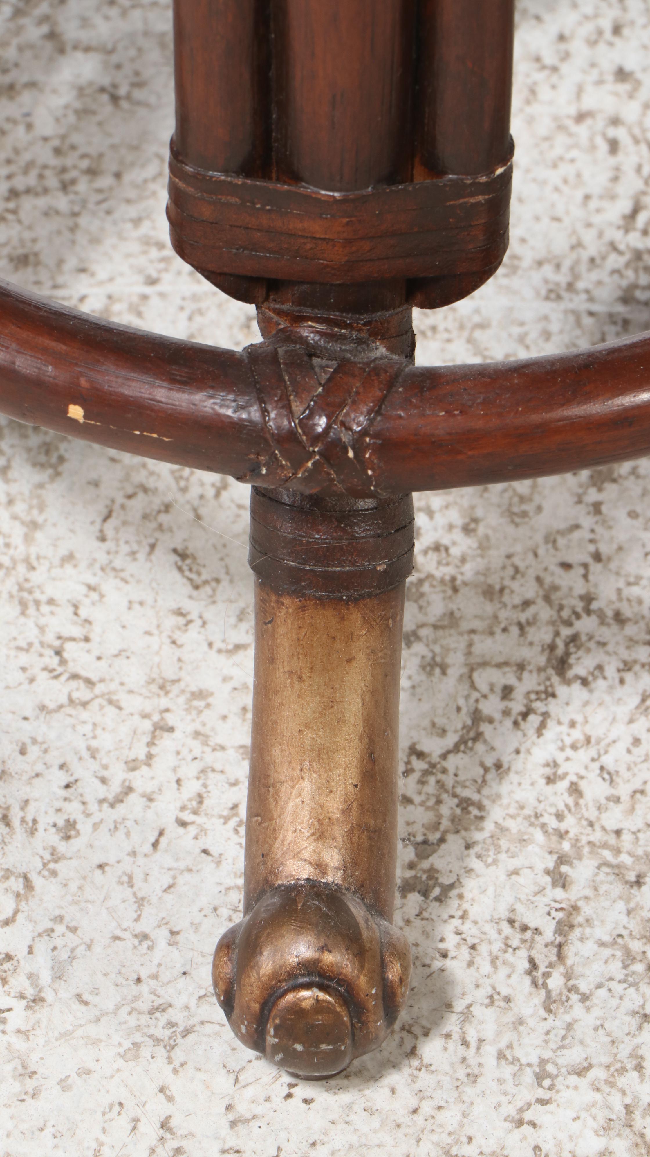 Art of Four Lexington Home Art Nouveau Style Bentwood  Stools