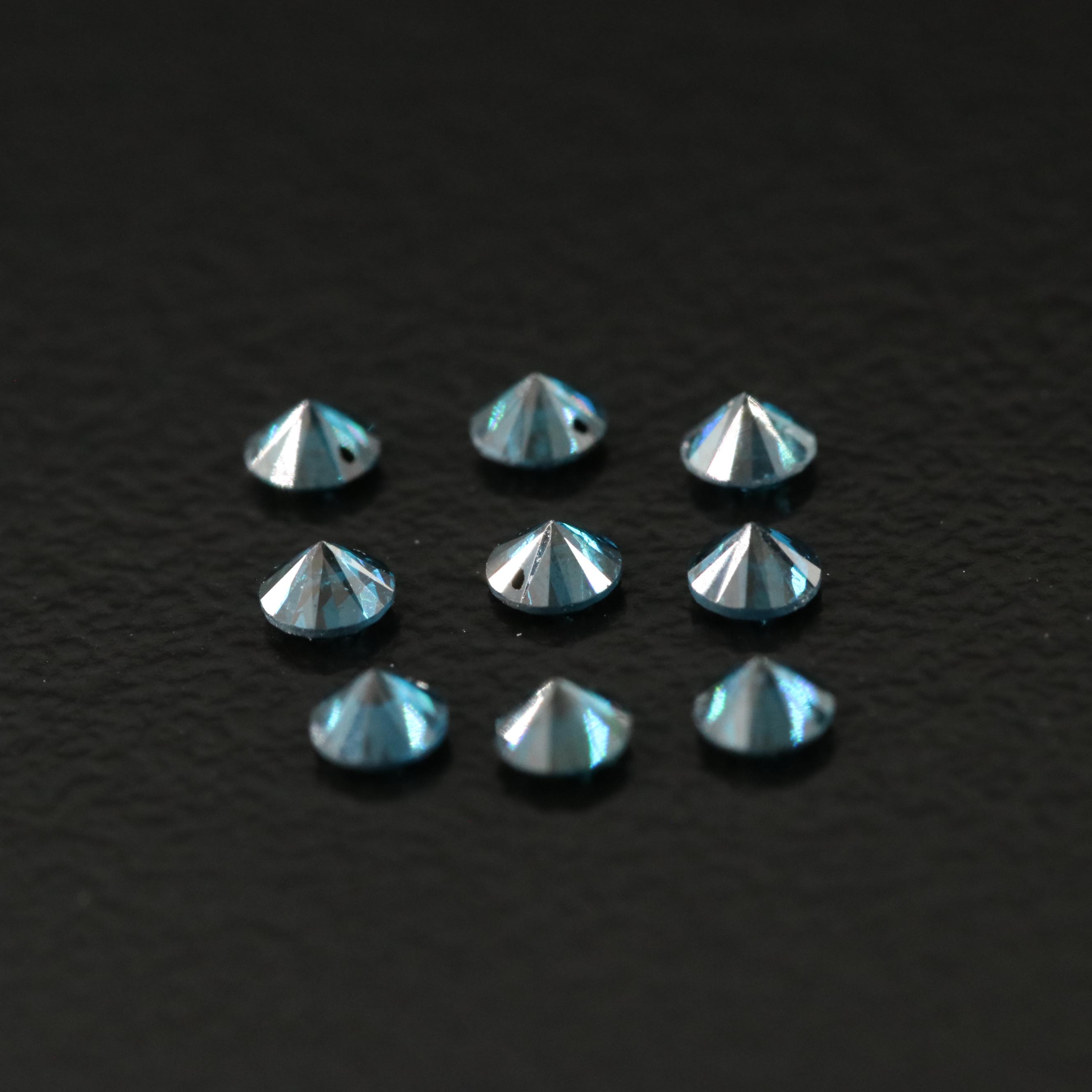 Loose 0.50 CTW Fancy Blue Diamond Lot
