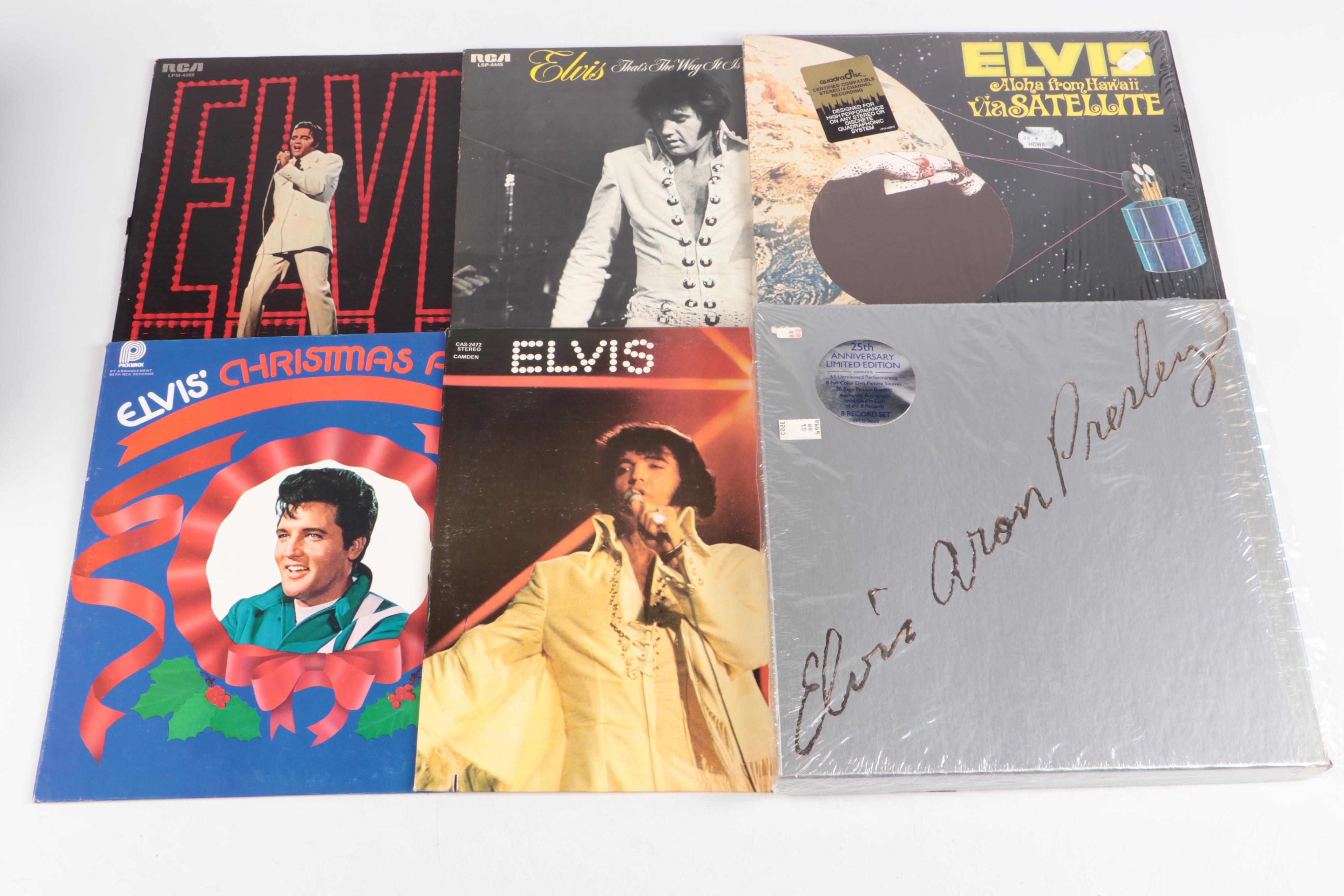 "Elvis Aron Presley 25th Anniversary" and More Elvis Vinyl Record Albums