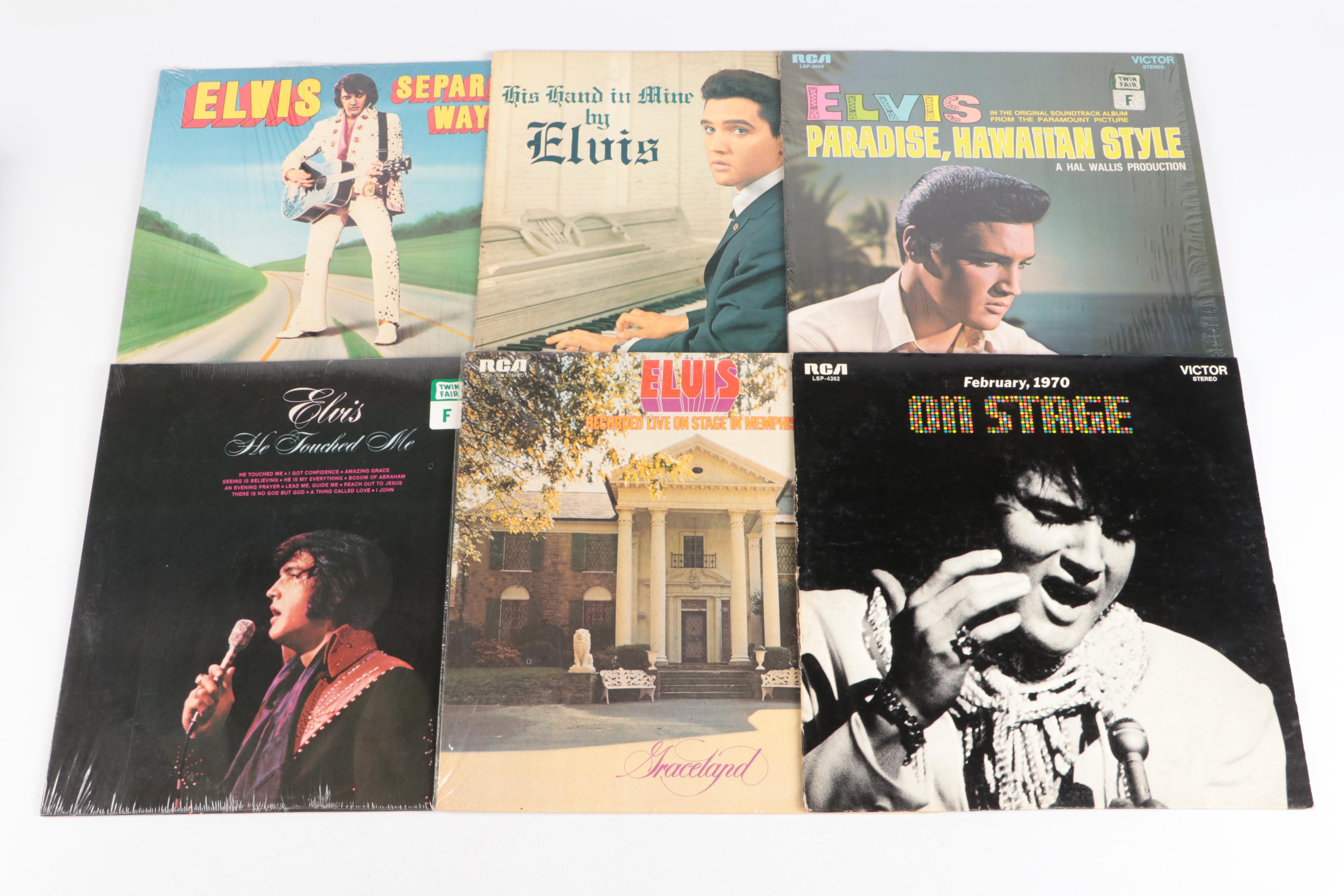 "Elvis Aron Presley 25th Anniversary" and More Elvis Vinyl Record Albums