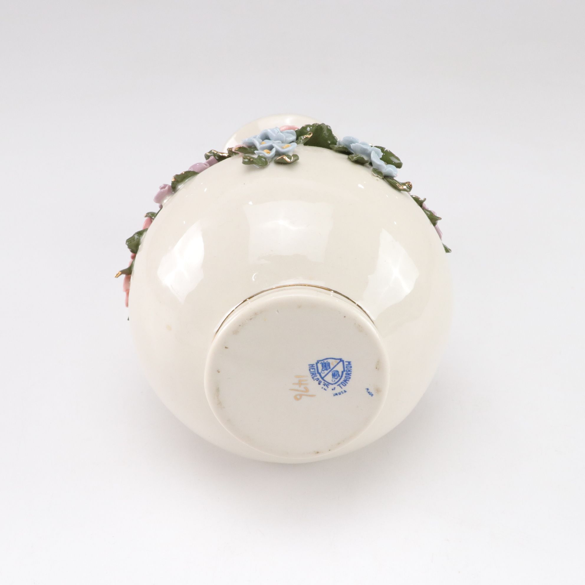 Hull Pottery "Camellia" and Other Porcelain Floral Vases