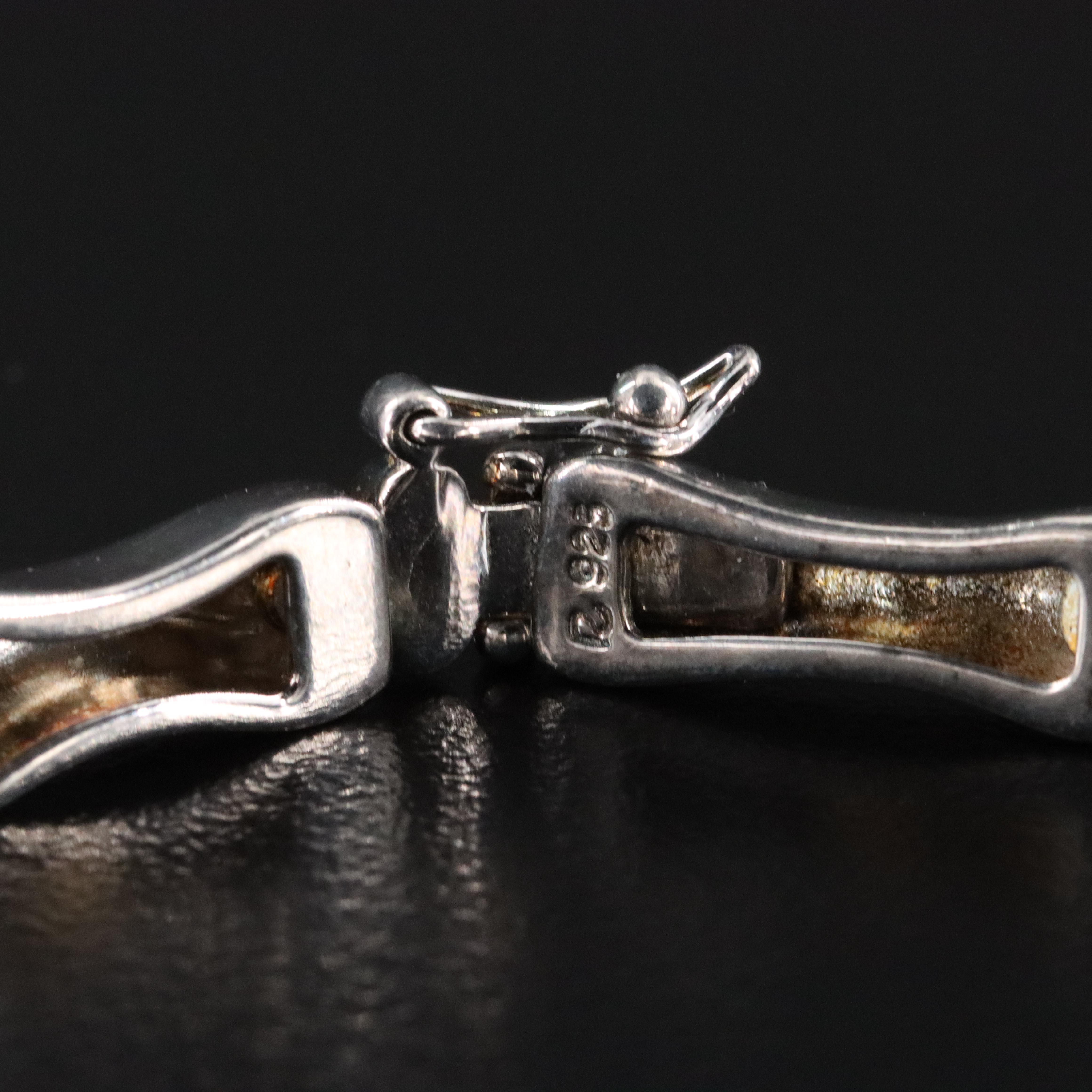 Sterling Bone Link Bracelet