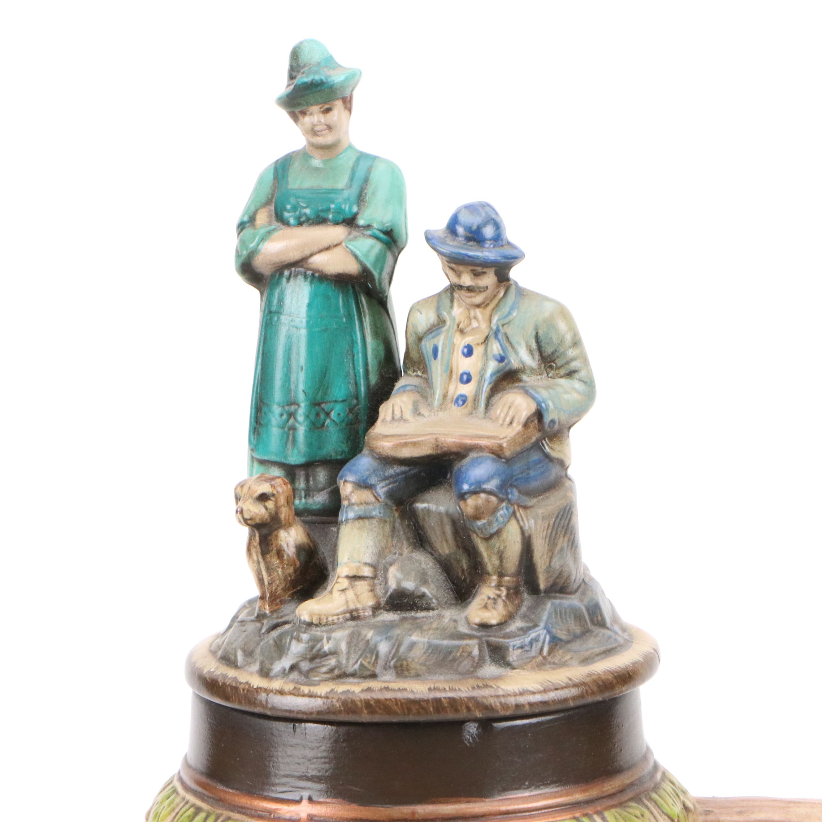 Holland Mold and Other Ceramic Beer Steins