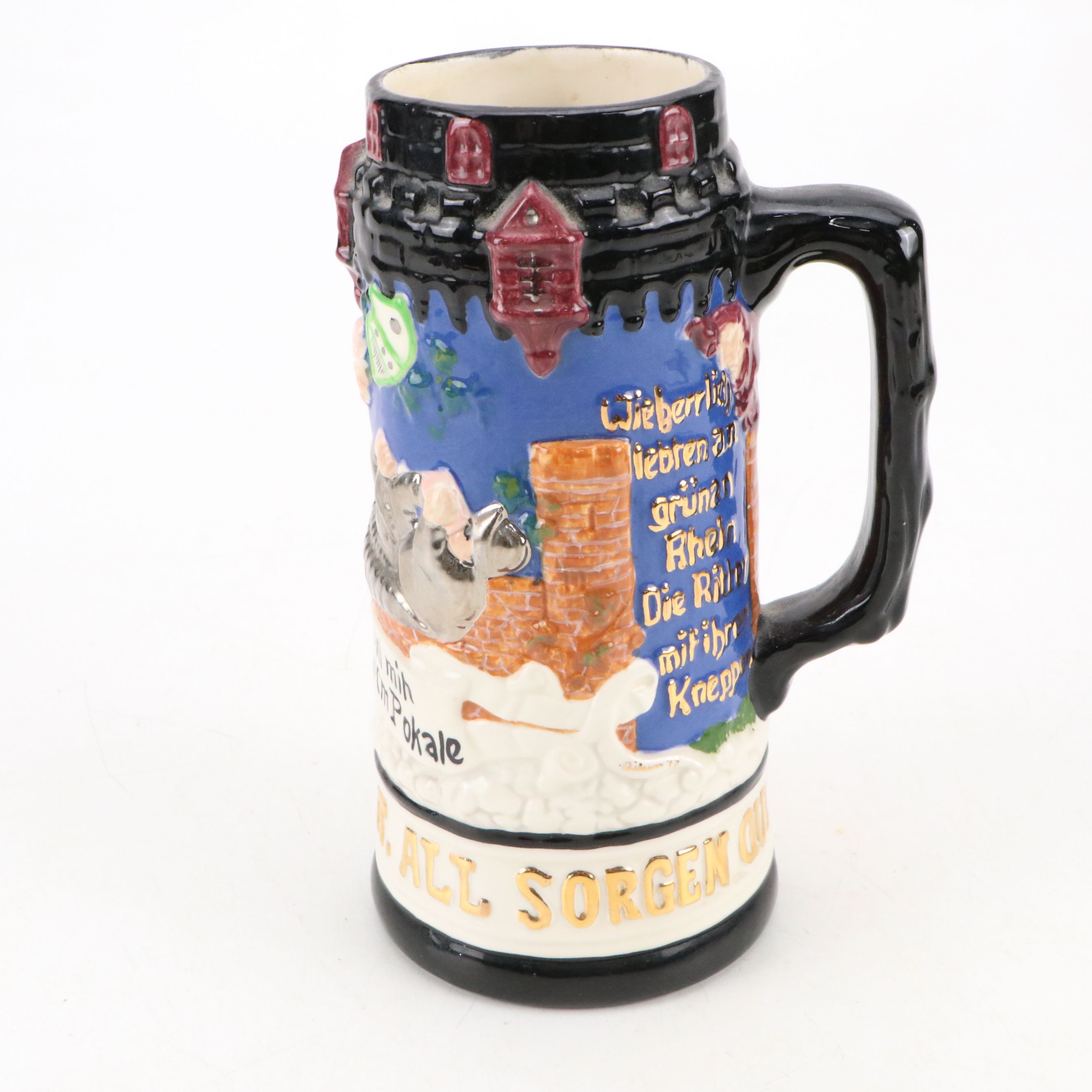 Holland Mold and Other Ceramic Beer Steins