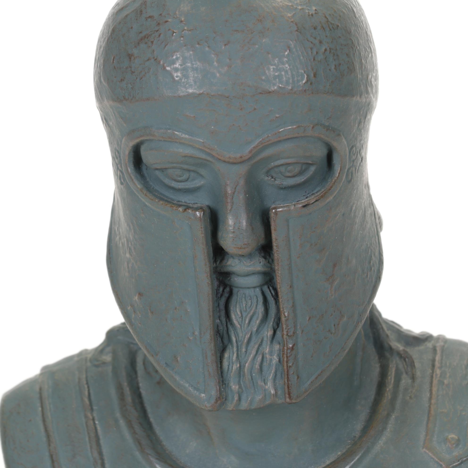 Alva Studios Patina-Painted Spartan Bust