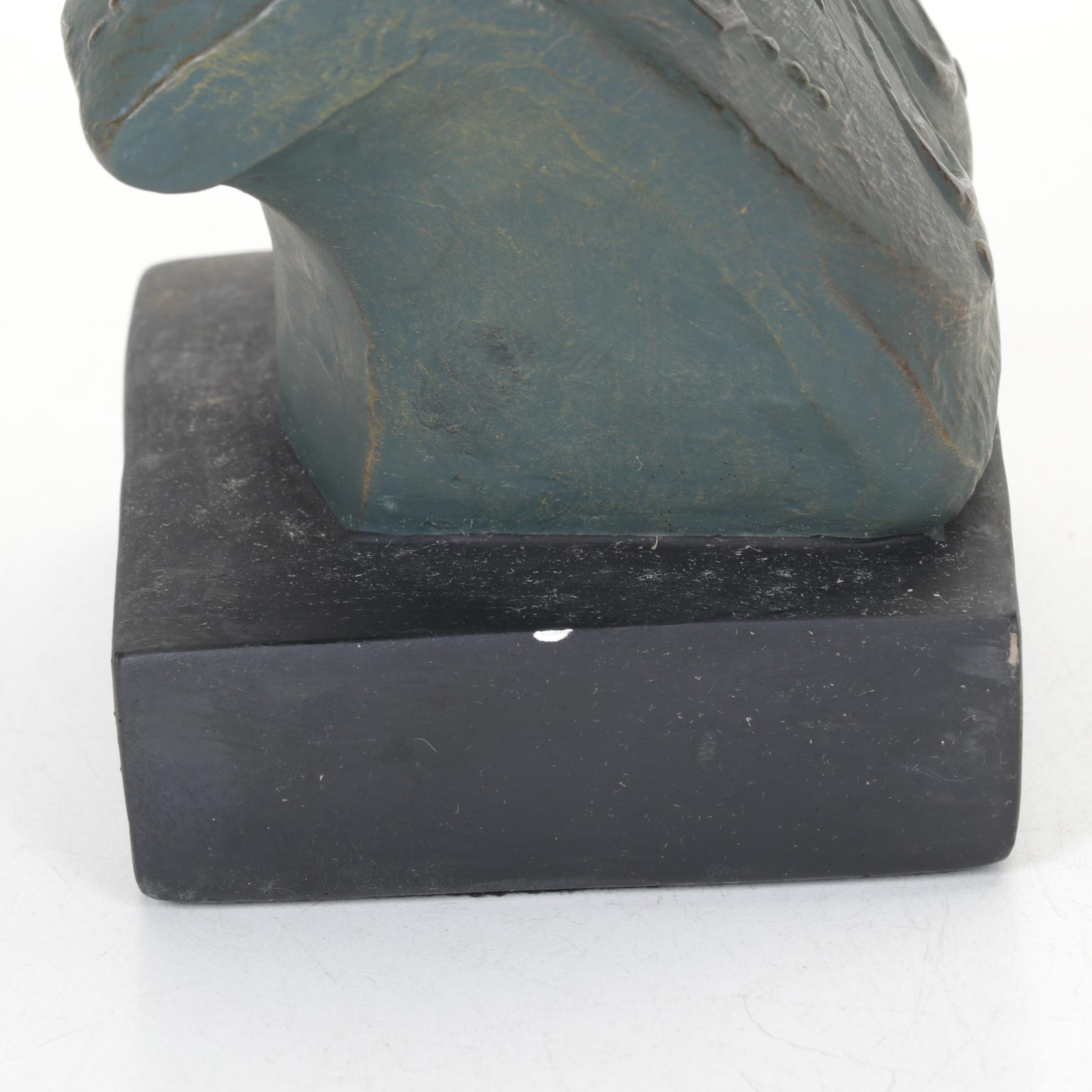 Alva Studios Patina-Painted Spartan Bust