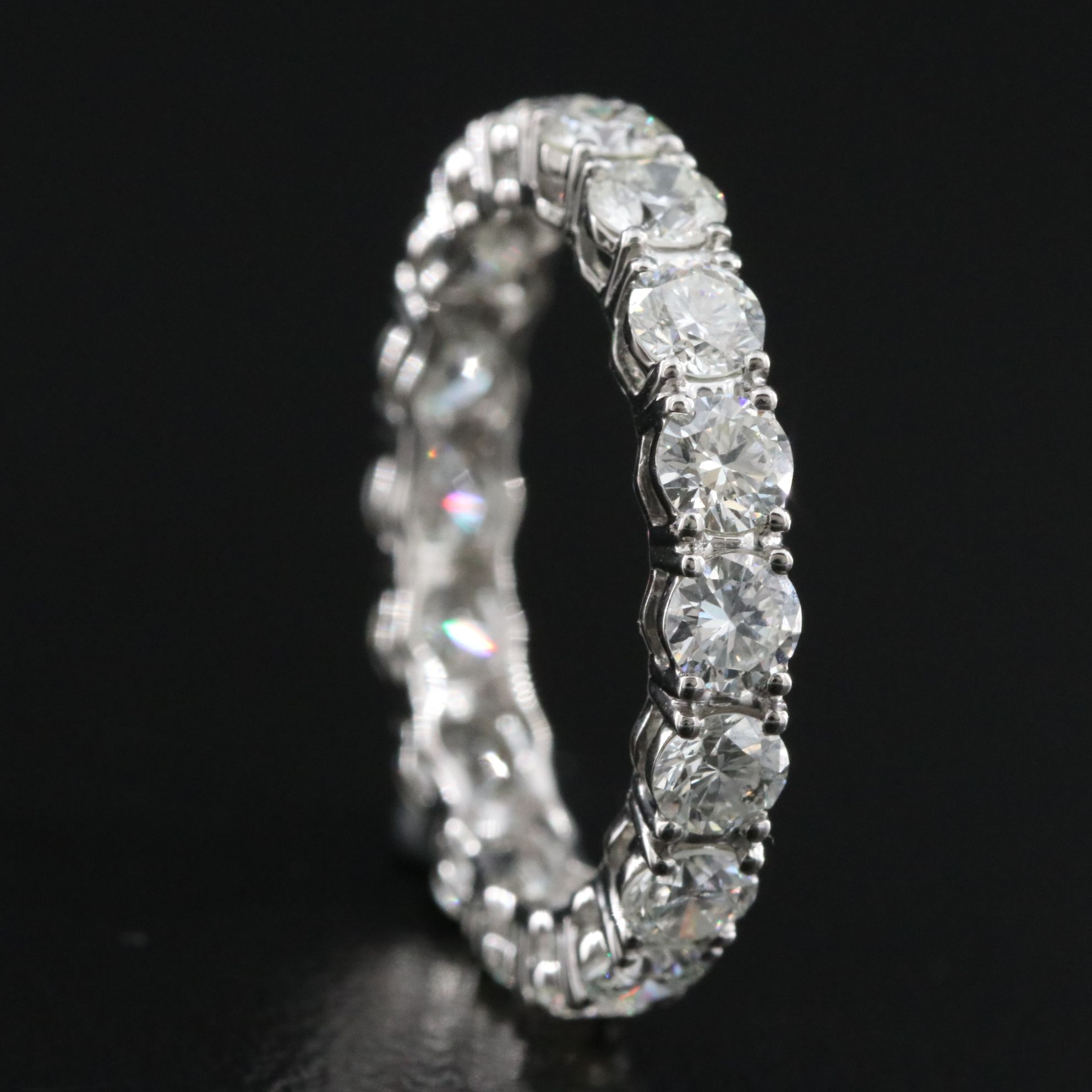 Platinum 2.74 CTW Diamond Eternity Band