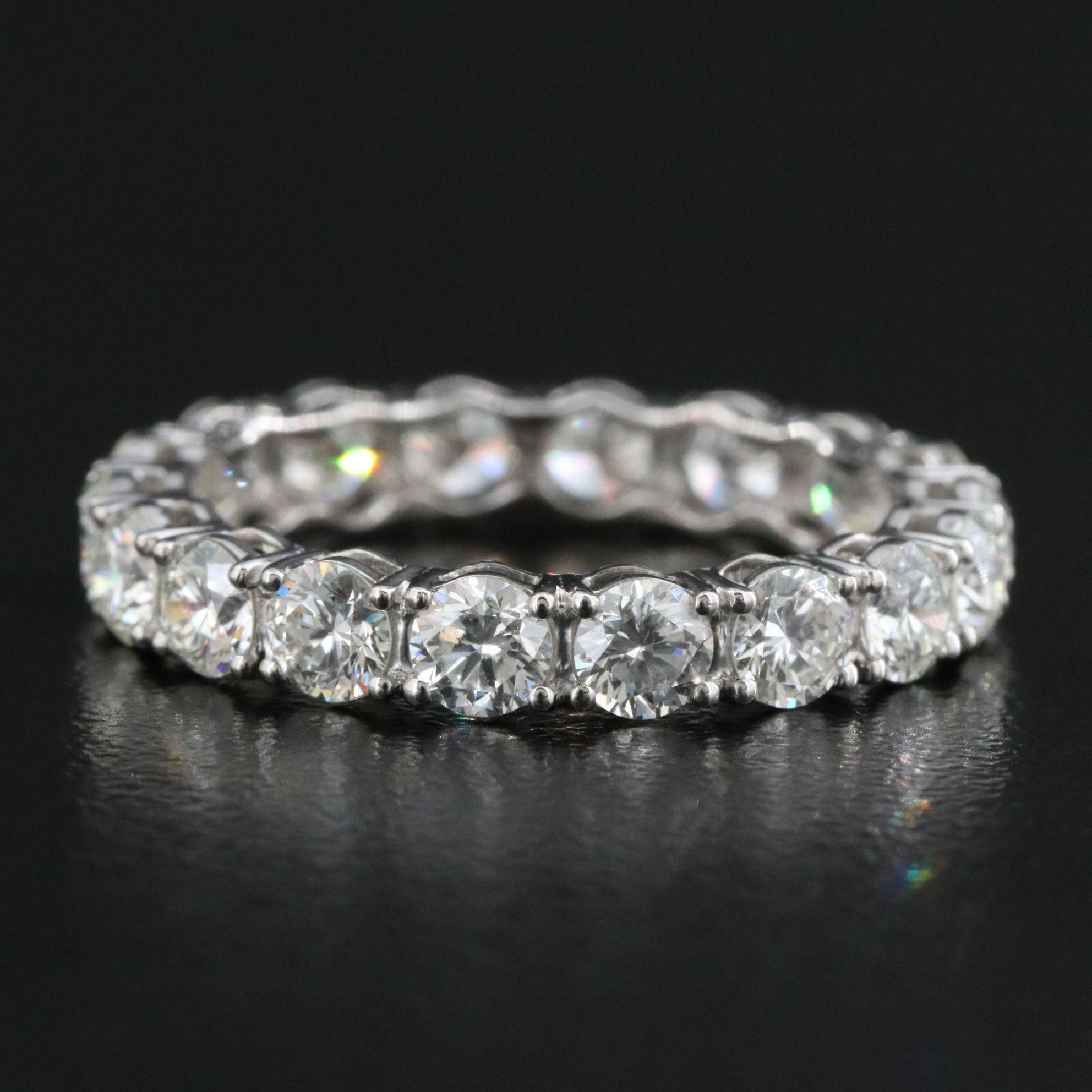 Platinum 2.74 CTW Diamond Eternity Band