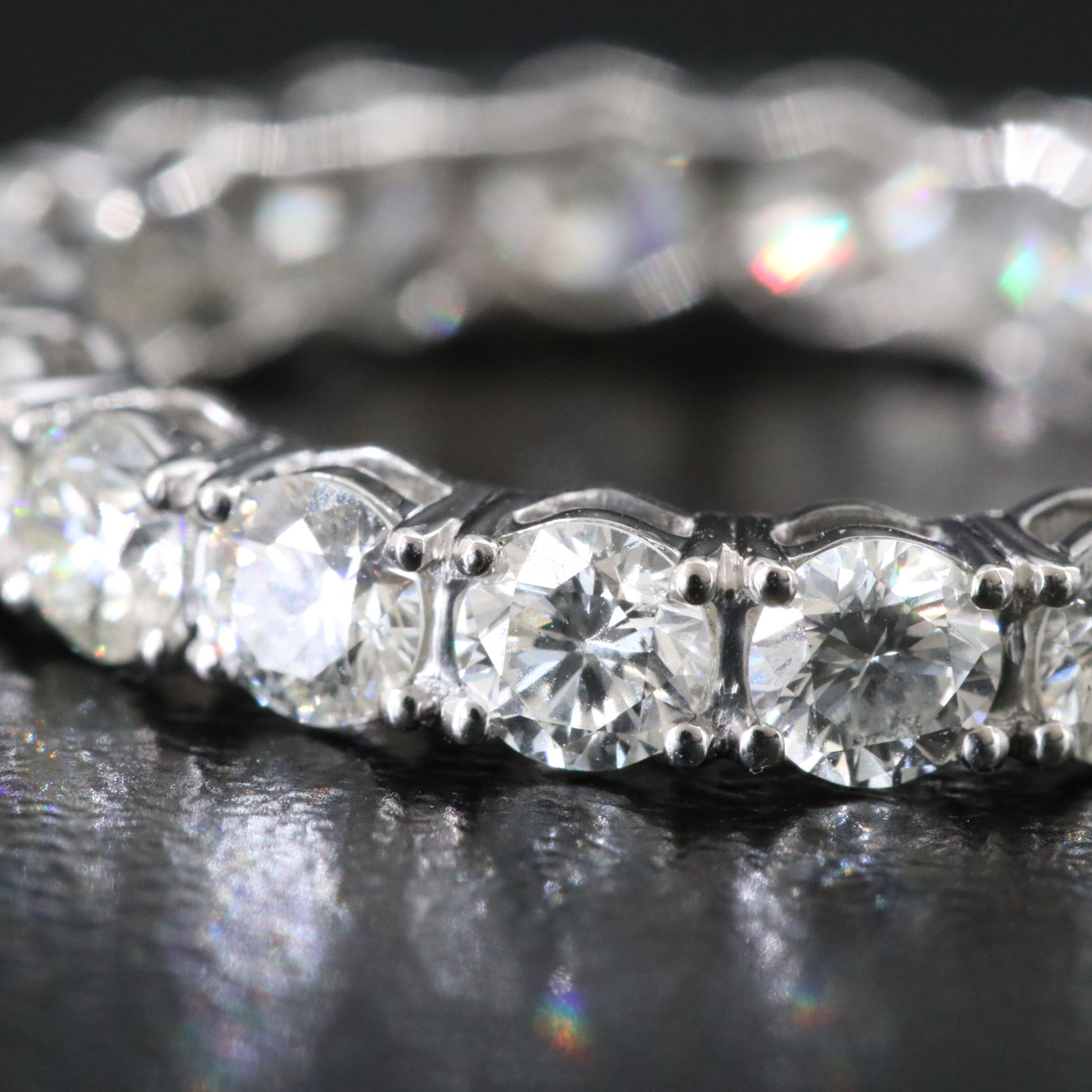 Platinum 2.74 CTW Diamond Eternity Band
