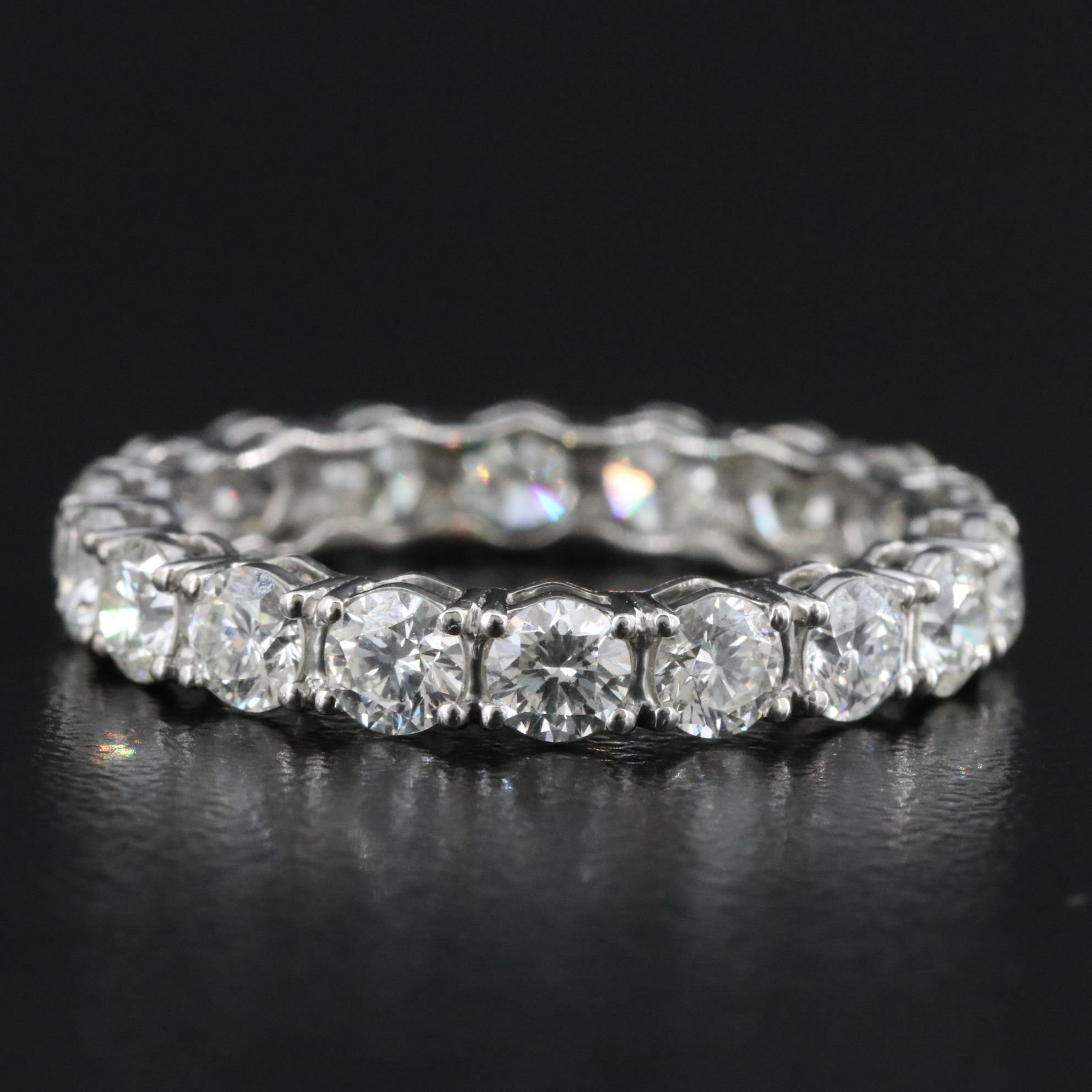 Platinum 2.74 CTW Diamond Eternity Band