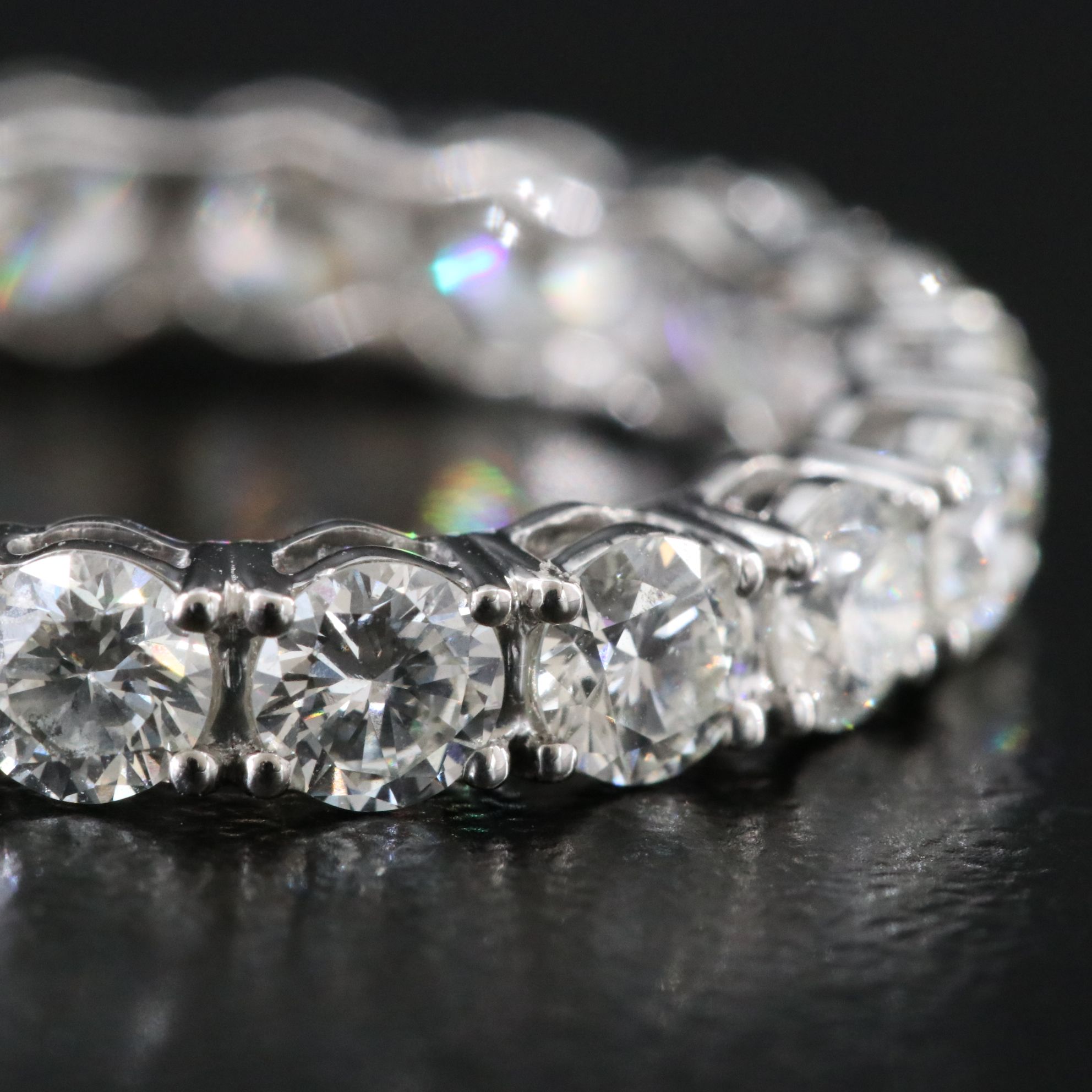 Platinum 2.74 CTW Diamond Eternity Band