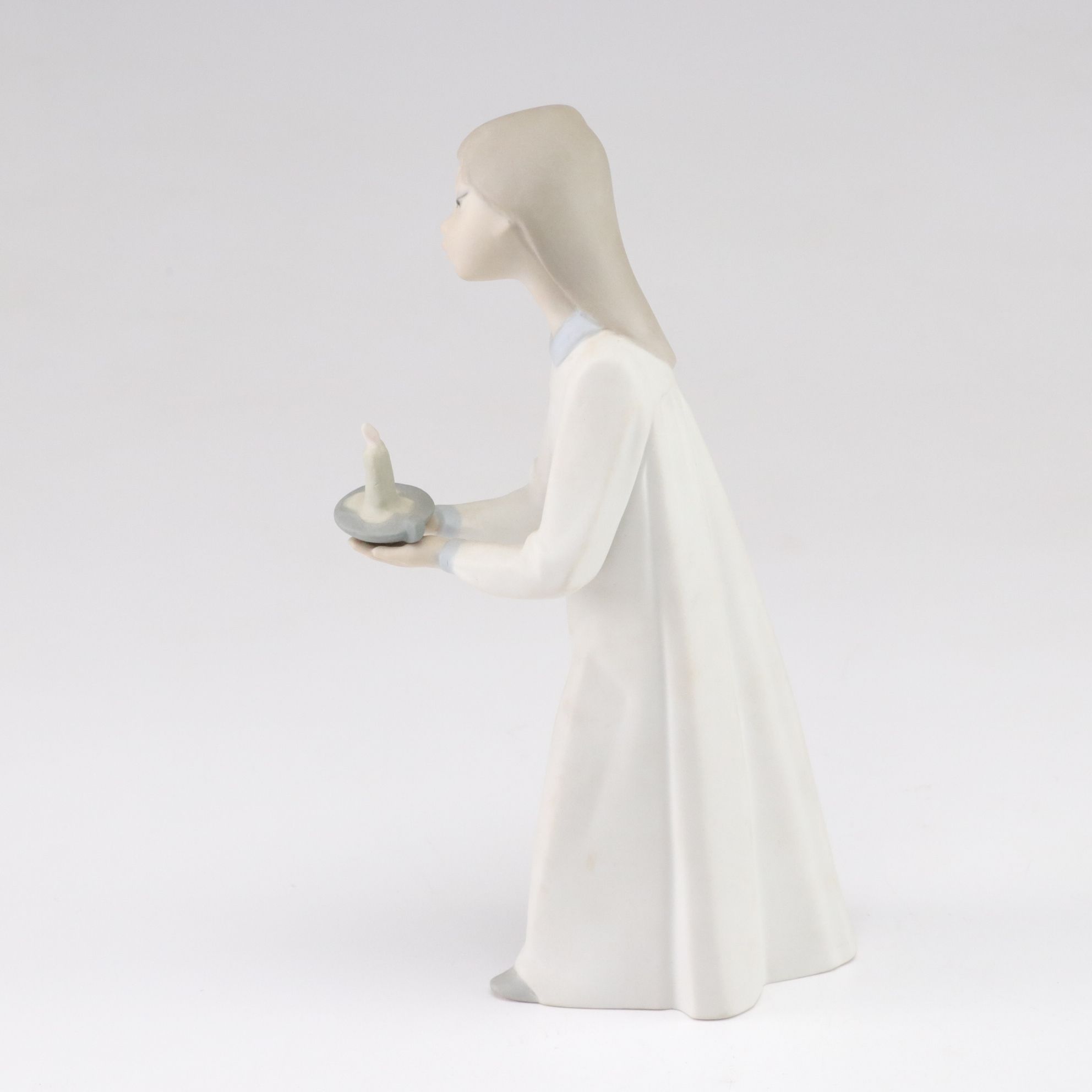 Lladró "Girl with Candle" & Other Porcelain Figurines