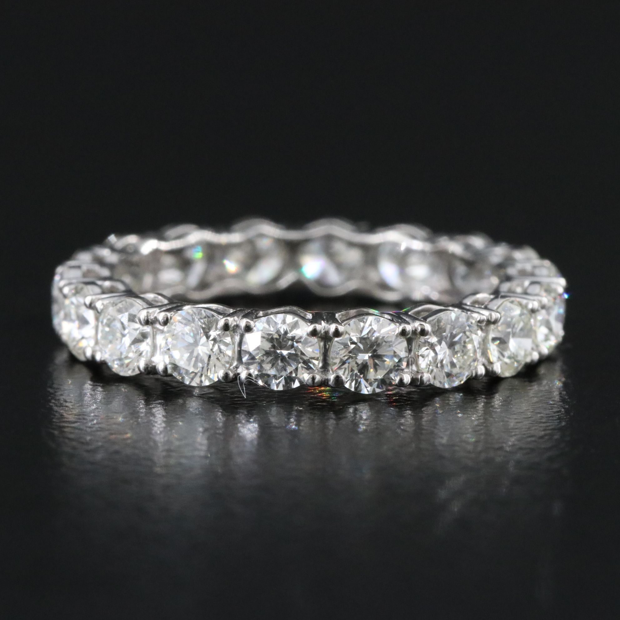 Platinum 2.74 CTW Diamond Eternity Band
