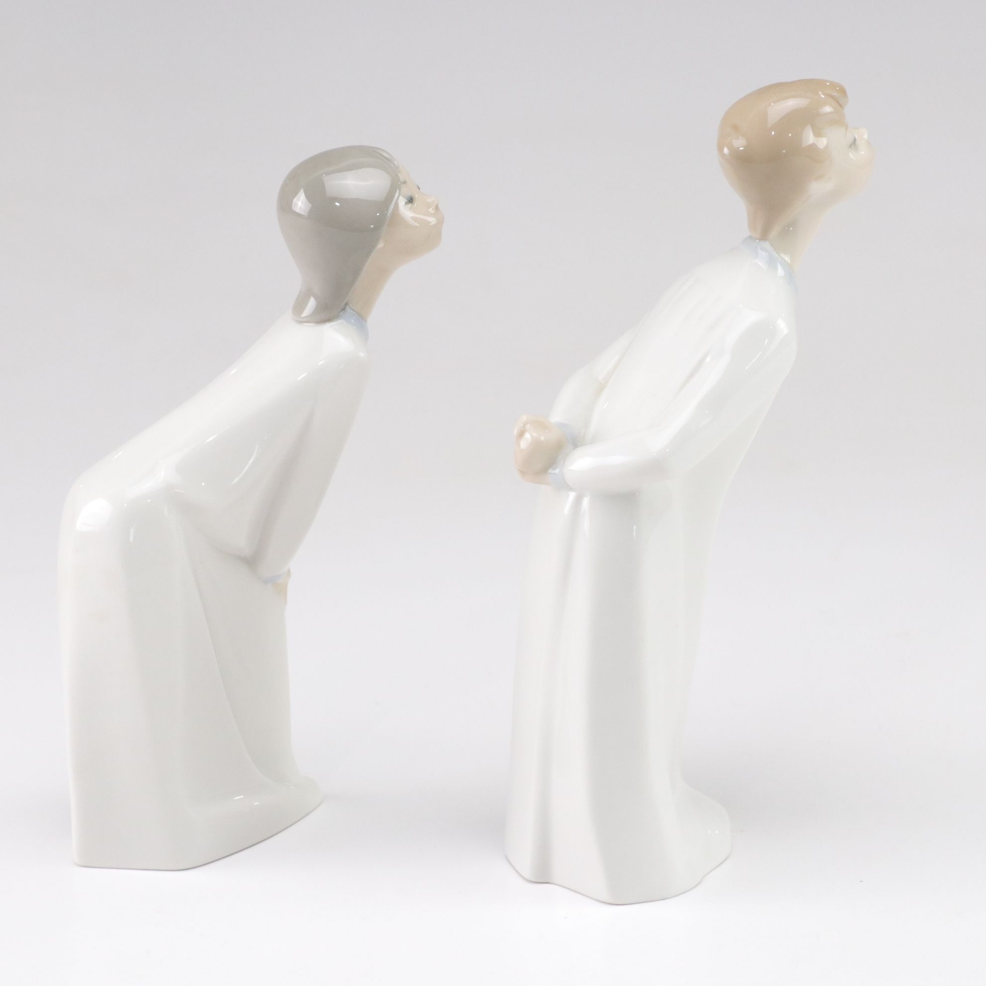 Lladró "Girl with Candle" & Other Porcelain Figurines