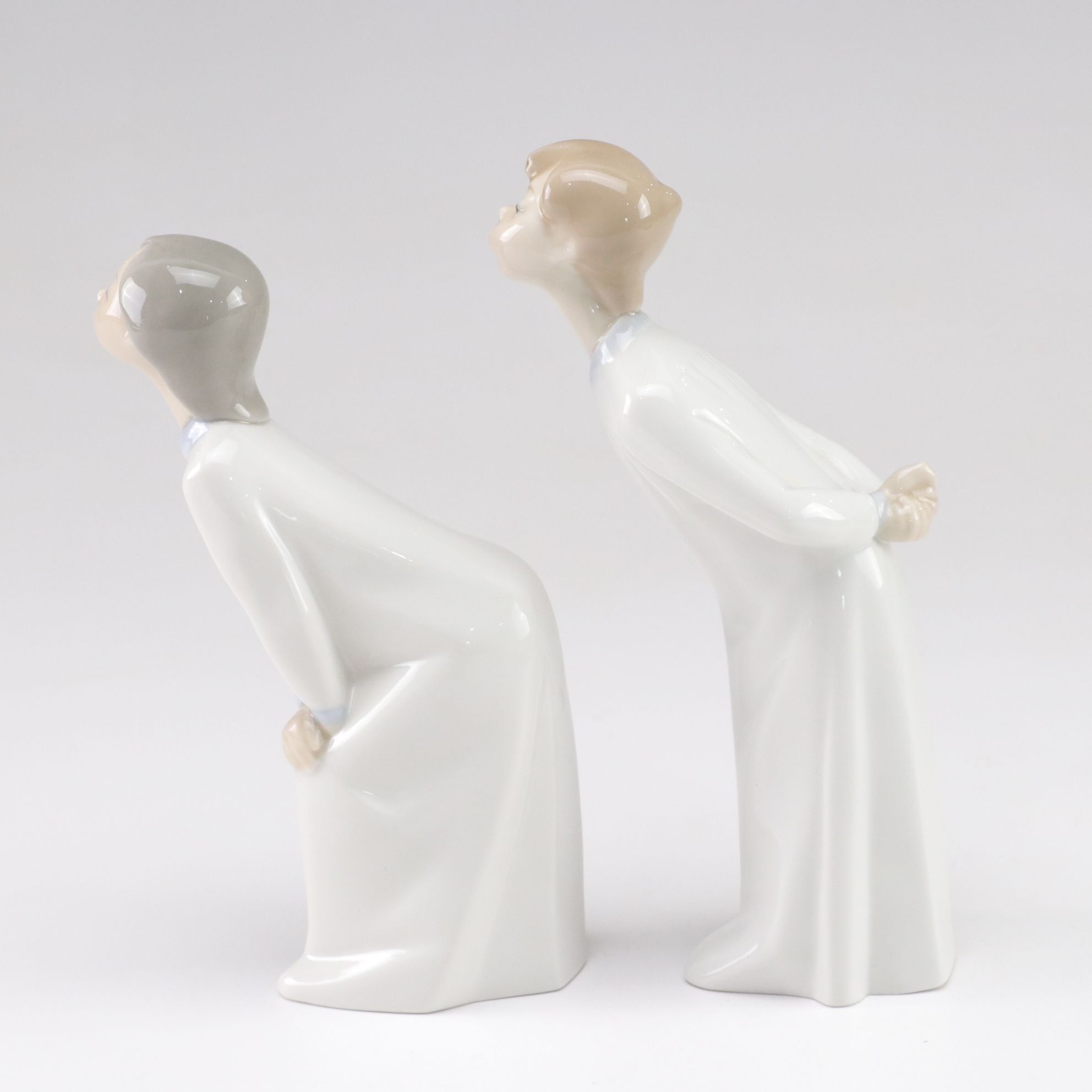 Lladró "Girl with Candle" & Other Porcelain Figurines