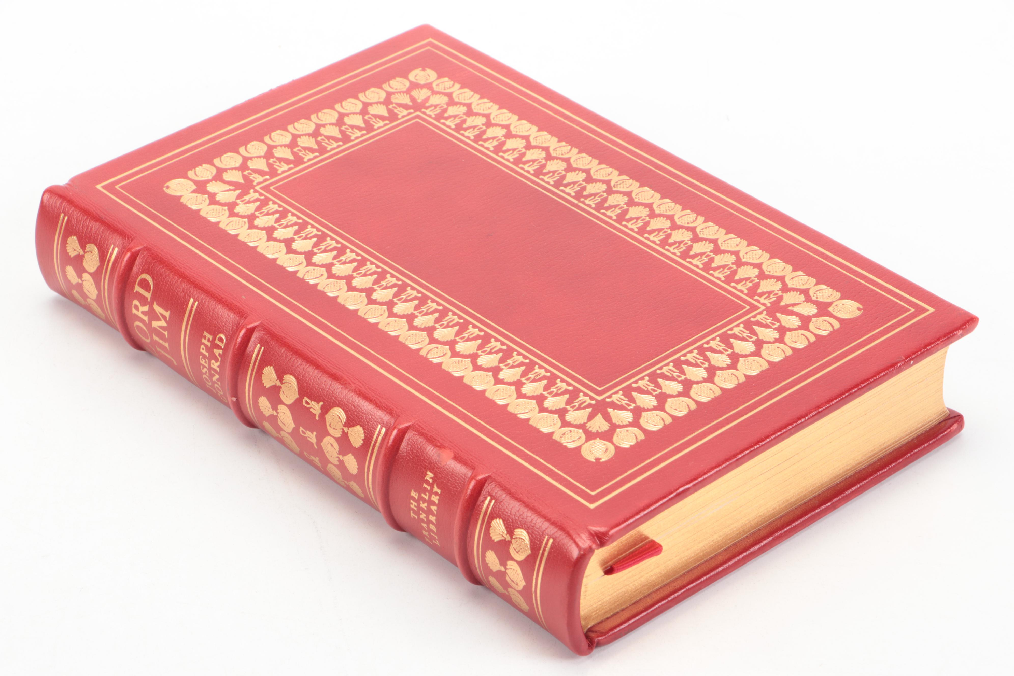 Franklin Library "Moby-Dick" by Herman Melville and "Lord Jim" by Joseph Conrad