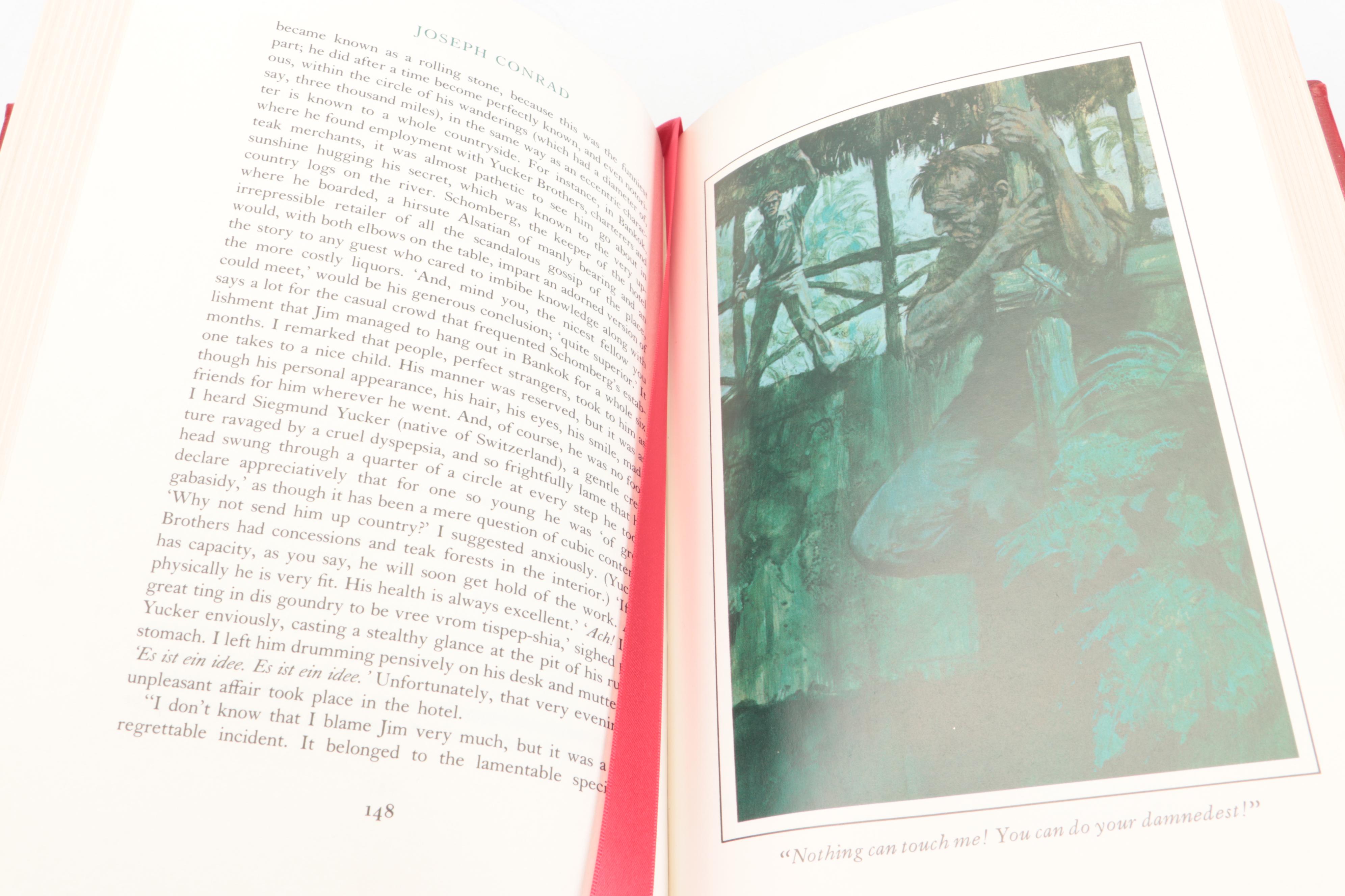 Franklin Library "Moby-Dick" by Herman Melville and "Lord Jim" by Joseph Conrad