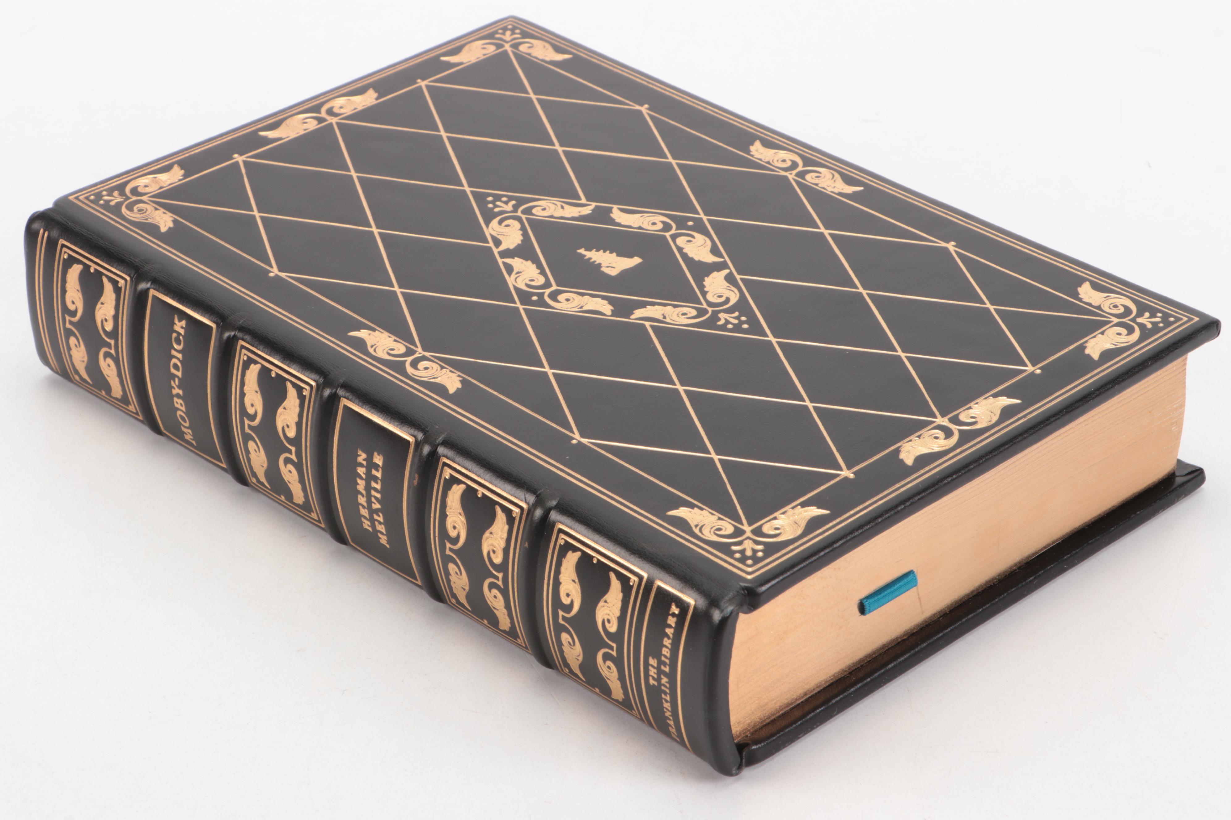 Franklin Library "Moby-Dick" by Herman Melville and "Lord Jim" by Joseph Conrad