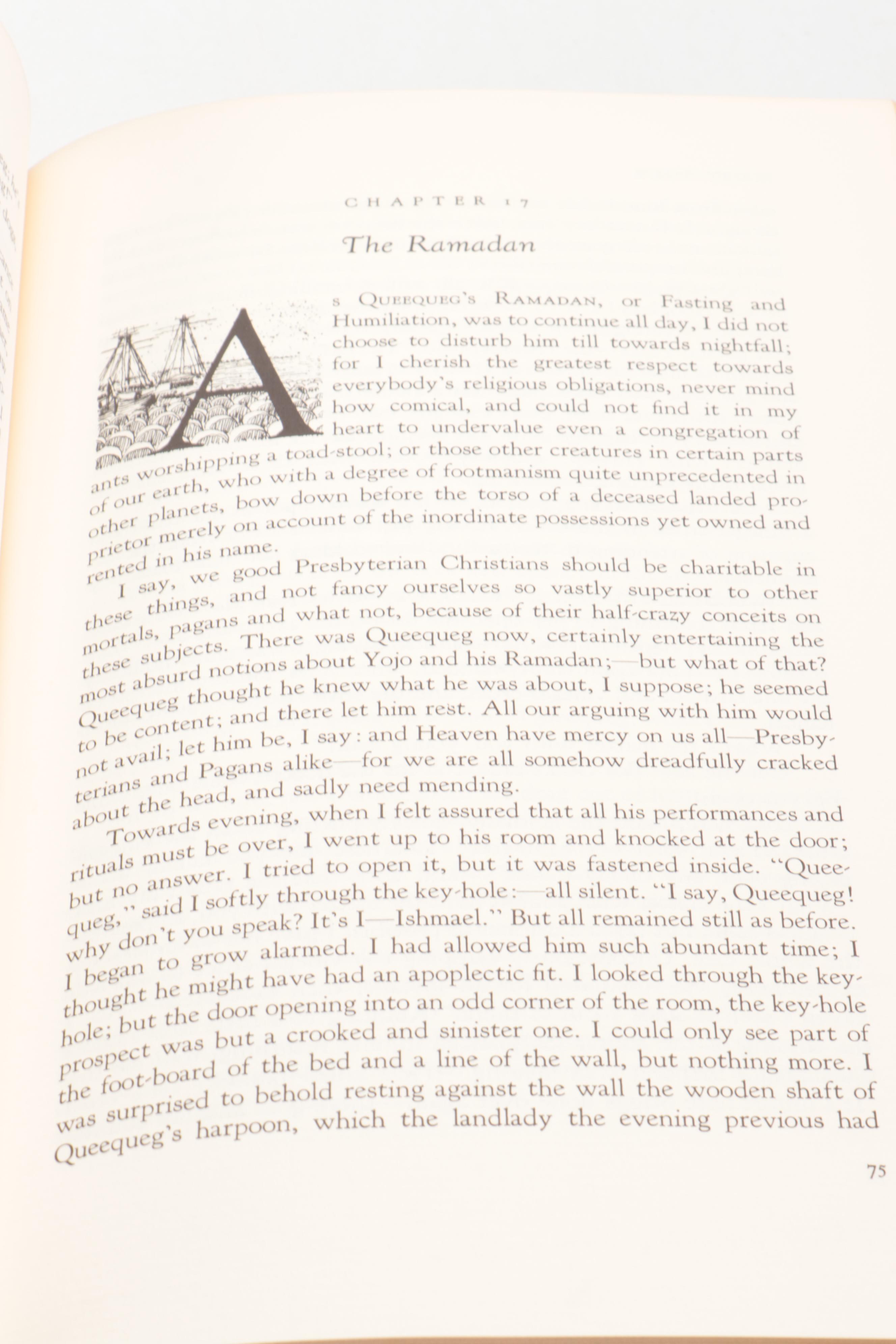 Franklin Library "Moby-Dick" by Herman Melville and "Lord Jim" by Joseph Conrad