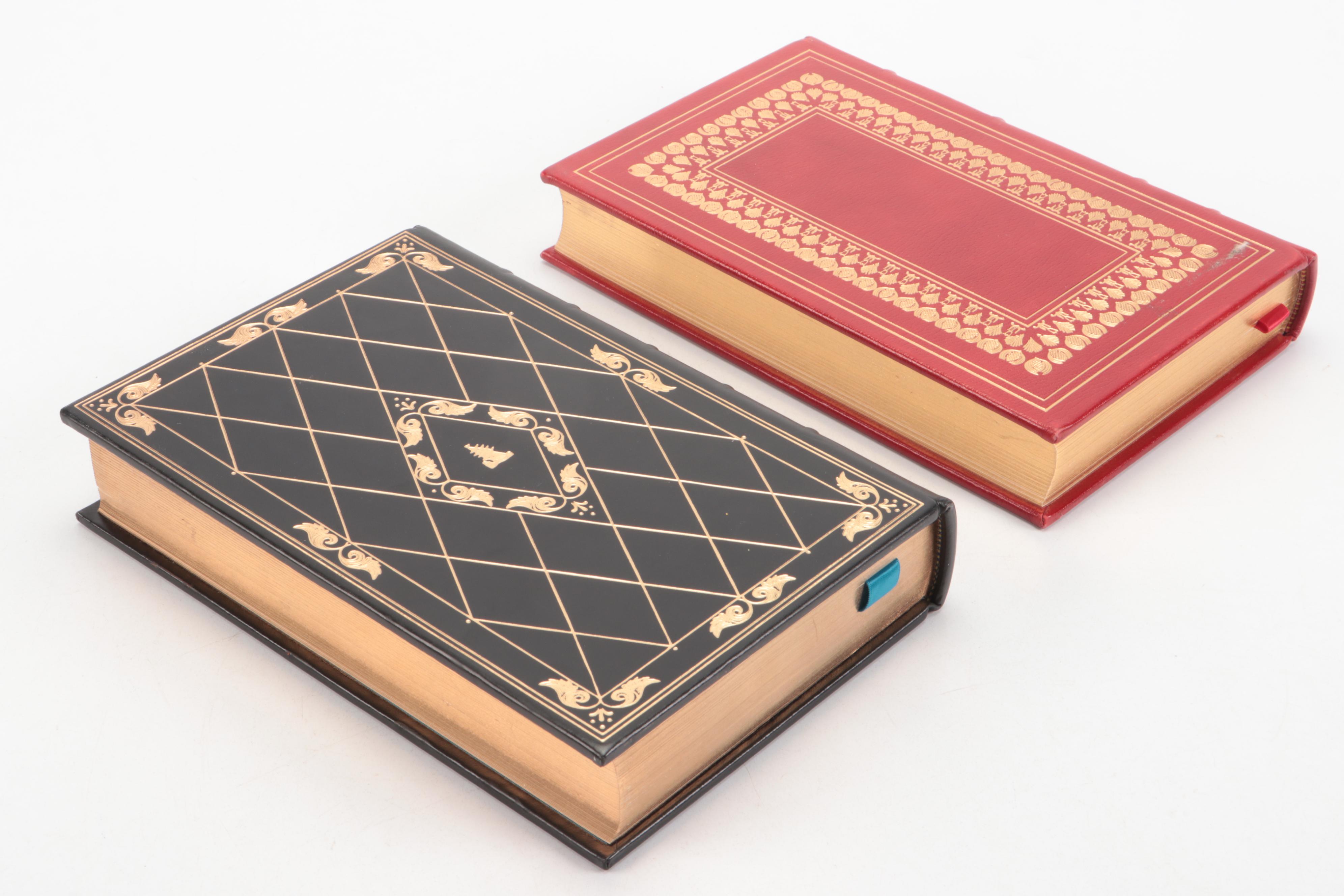 Franklin Library "Moby-Dick" by Herman Melville and "Lord Jim" by Joseph Conrad