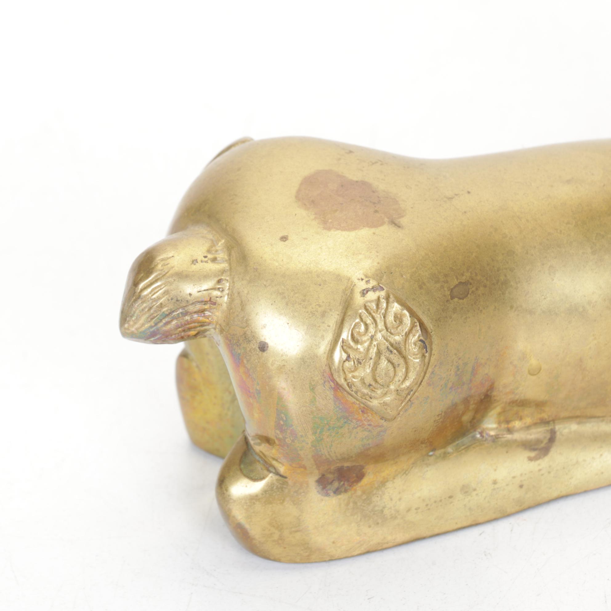 Sarreid Solid Brass Stag Figurines