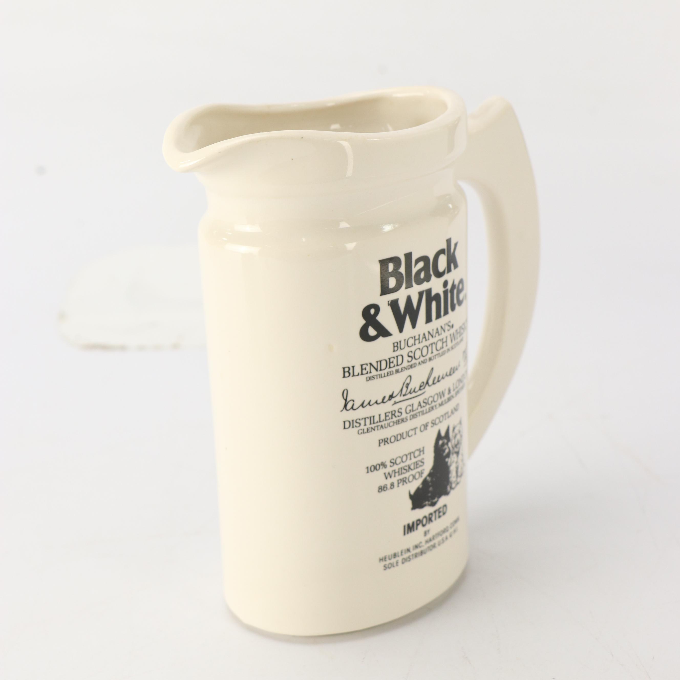 Scottish Terrier Themed Ceramic Table Accessories, Featuring Decanter Set