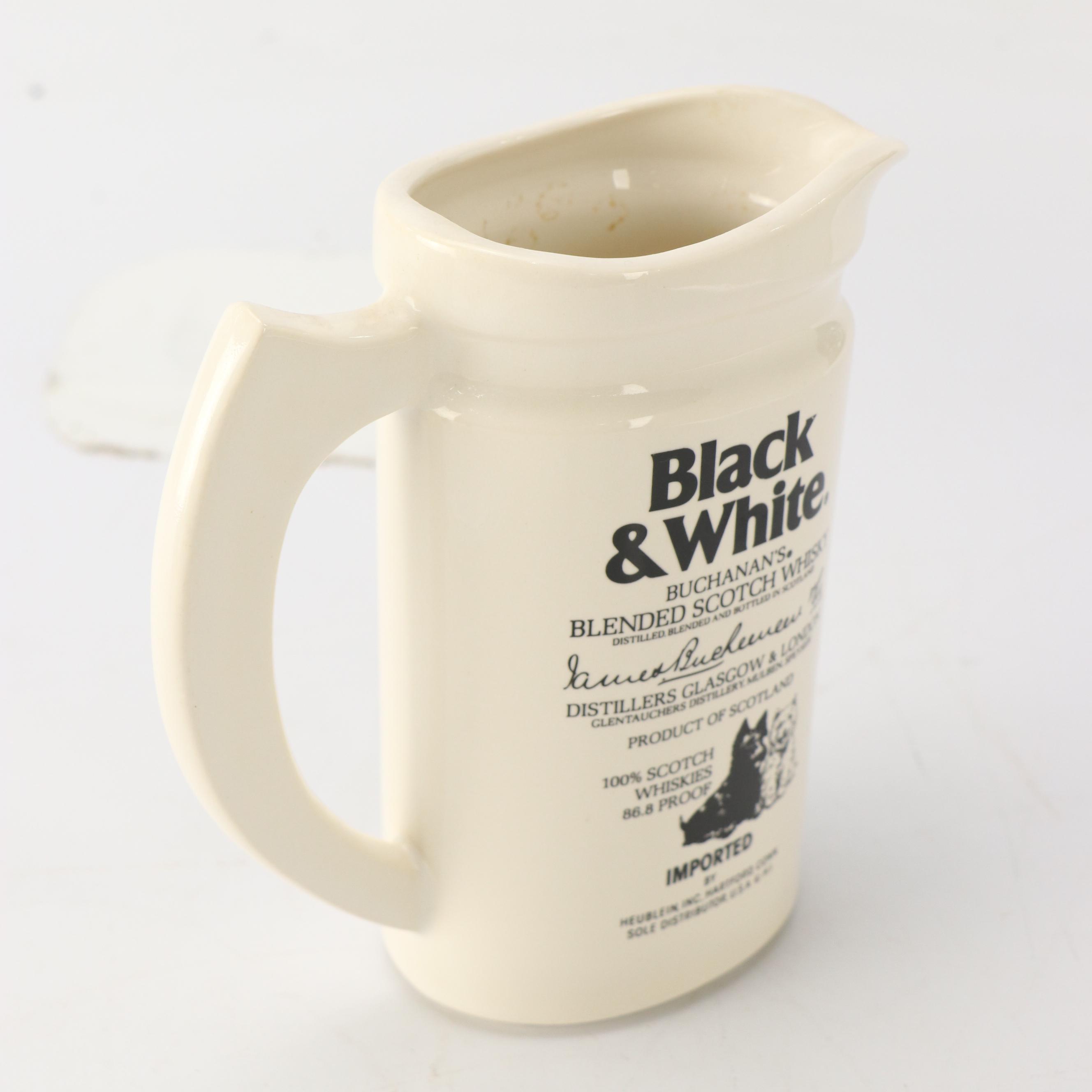 Scottish Terrier Themed Ceramic Table Accessories, Featuring Decanter Set