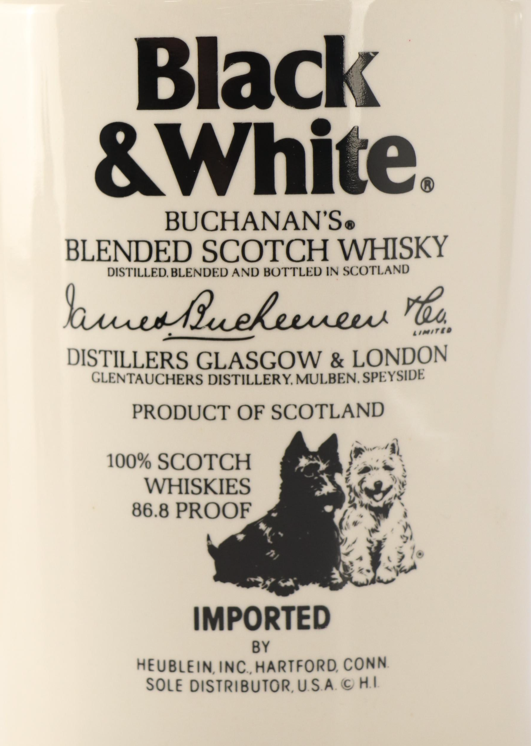 Scottish Terrier Themed Ceramic Table Accessories, Featuring Decanter Set