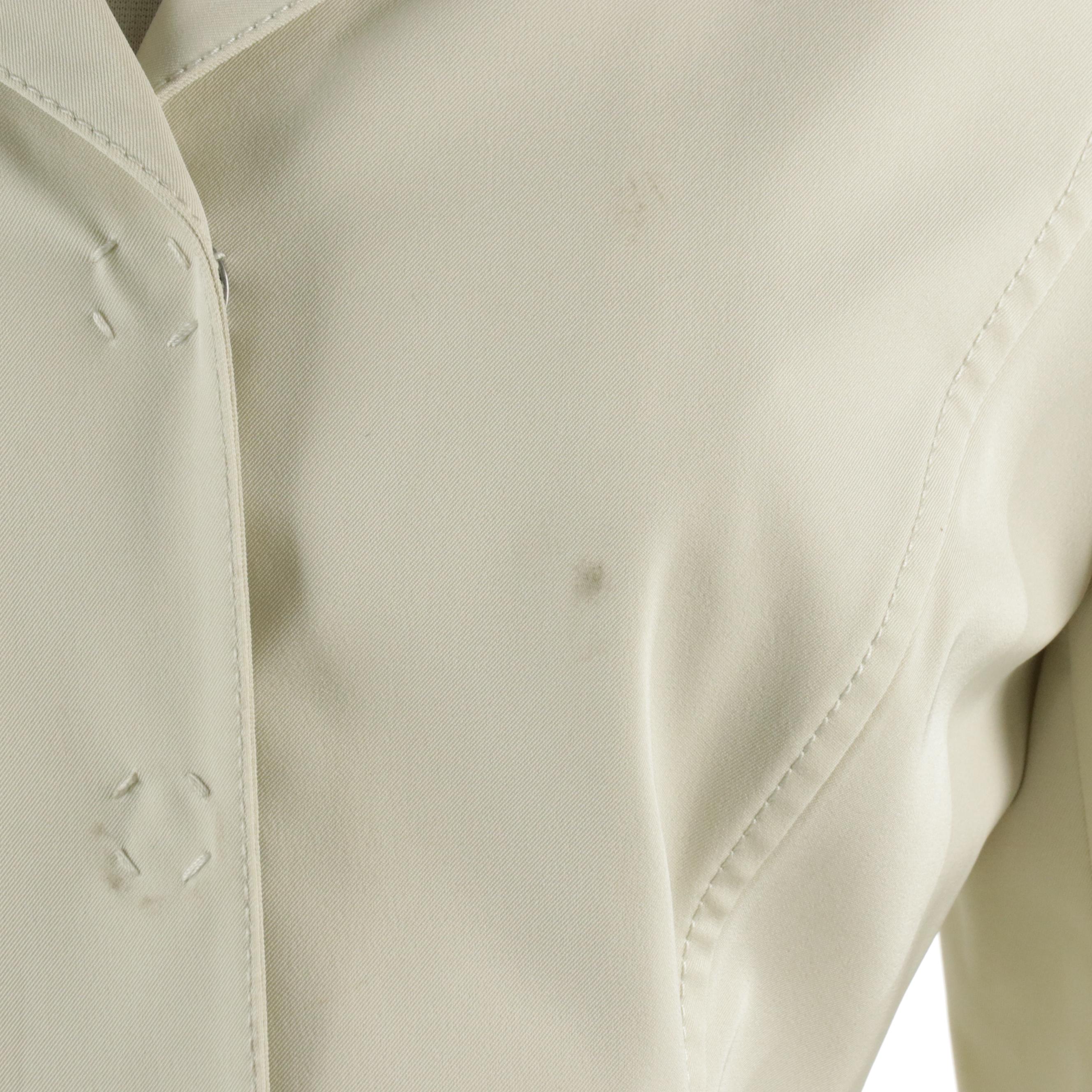 Prada Pantsuit with Snap-Front Jacket and Flat-Front Cuffed Trousers