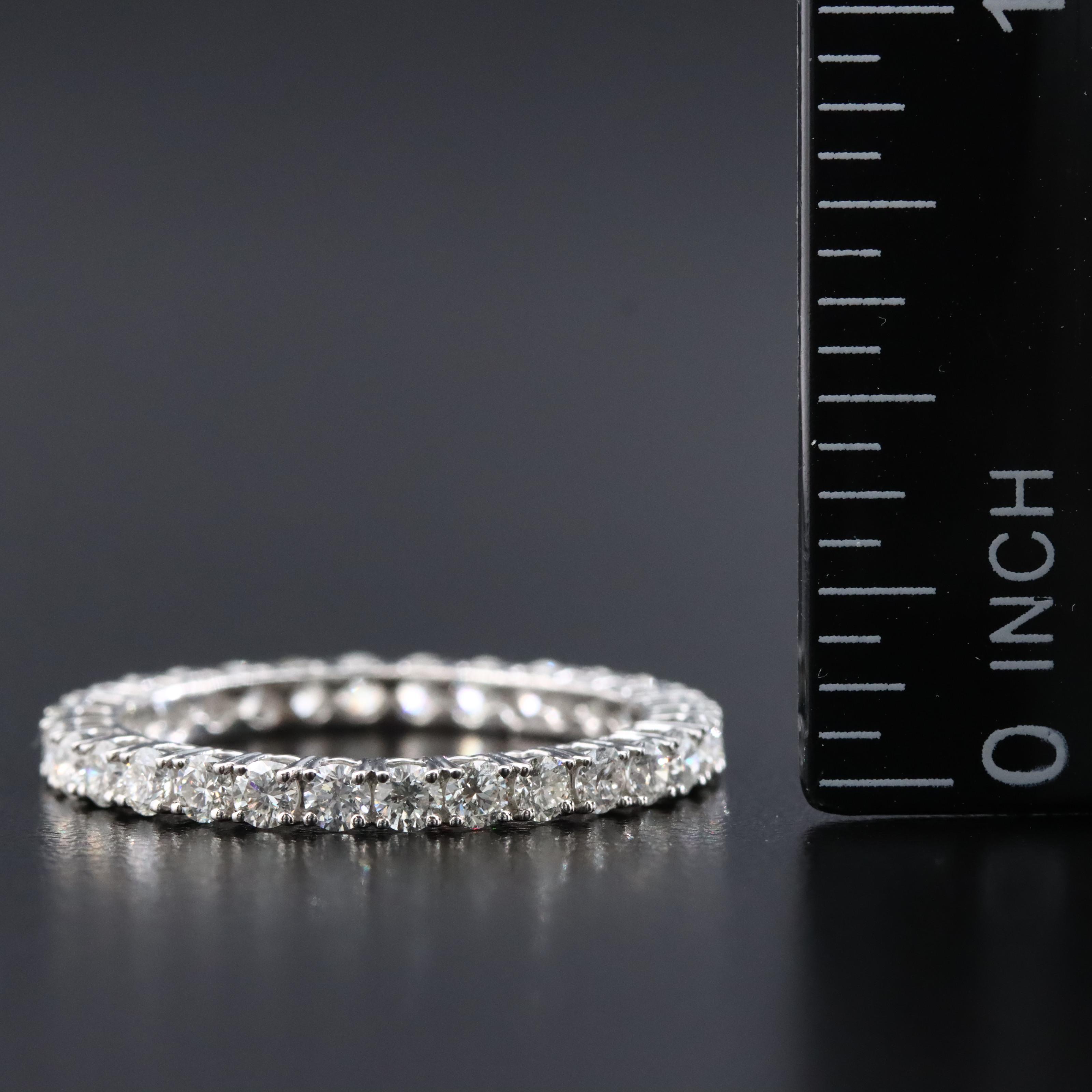 Platinum 1.40 CTW Diamond Eternity Band